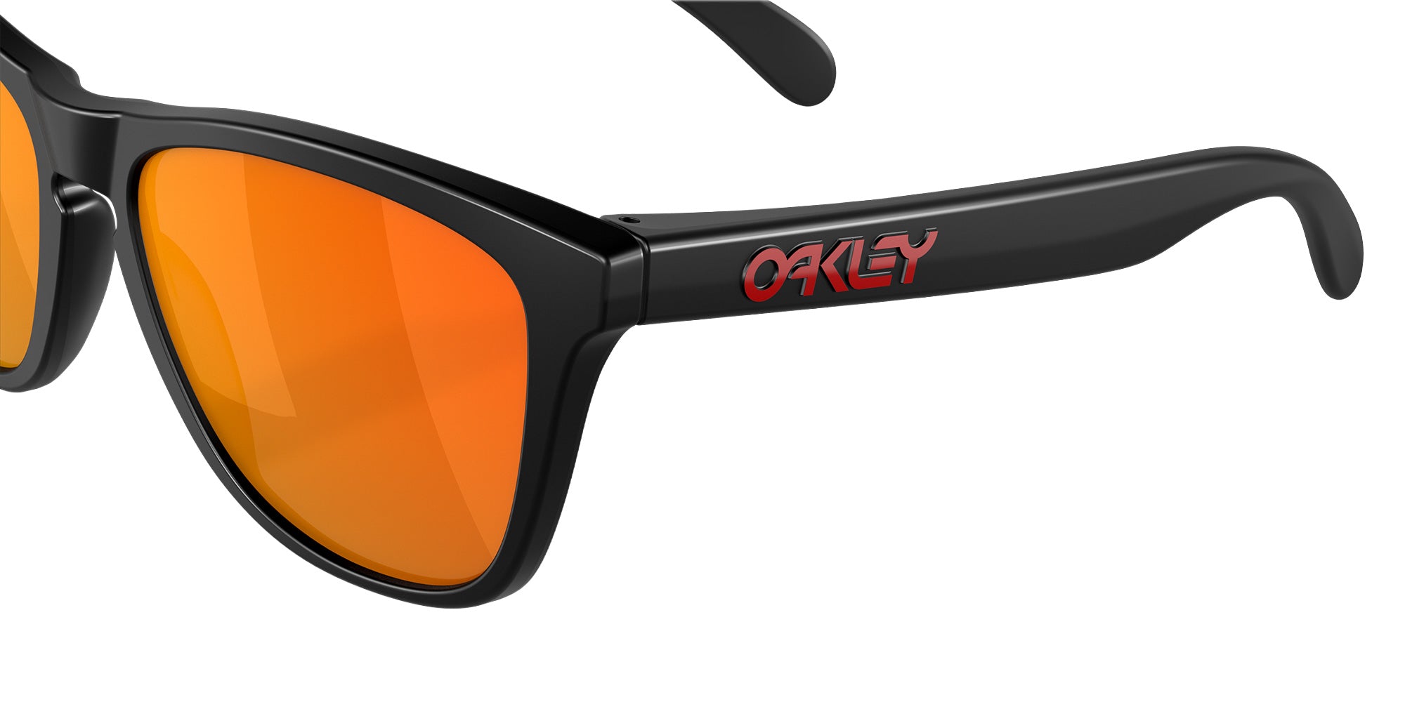 OAKLEY OO9245 Frogskins��� (Low Bridge Fit) 924563 54 - Matte Black / Prizm Ruby Mirrored #id:oo9245924563_s:100130