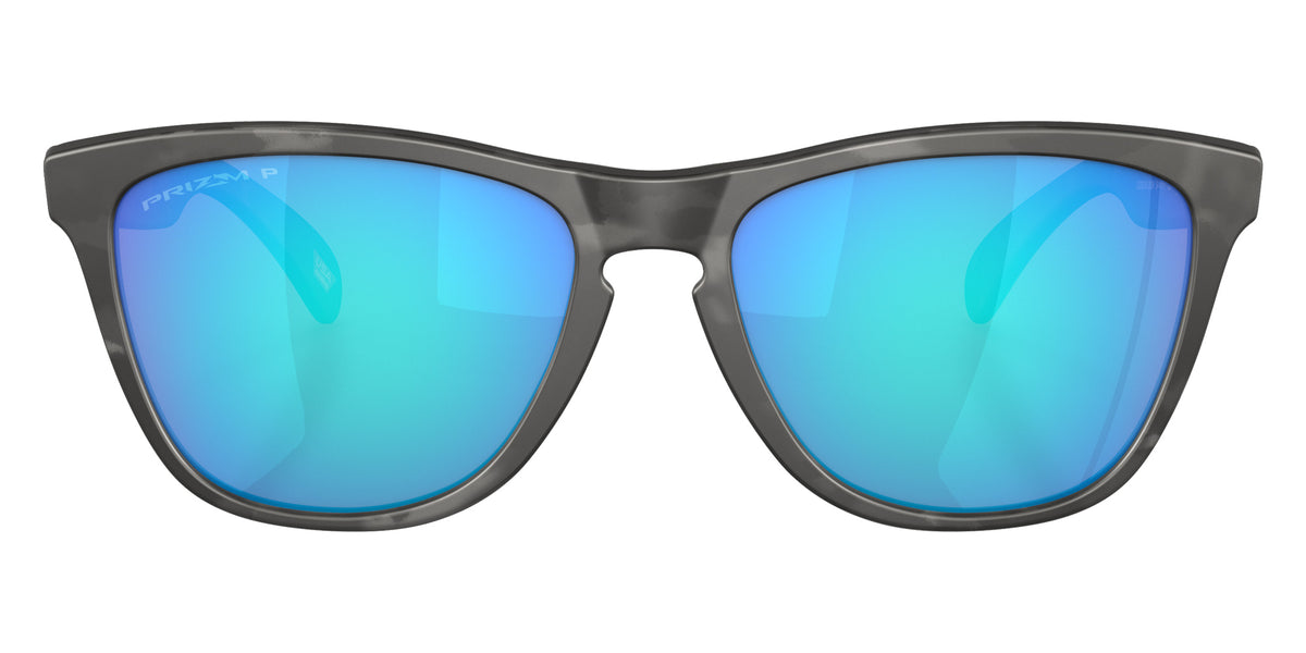 OAKLEY OO9245 Frogskins��� (Low Bridge Fit) 9245D8 54 - Matte Black Tortoise / Prizm Sapphire Polarized Mirrored #id:oo92459245d8_s:100100