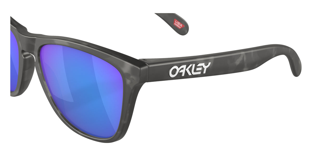 OAKLEY OO9245 Frogskins��� (Low Bridge Fit) 9245D8 54 - Matte Black Tortoise / Prizm Sapphire Polarized Mirrored #id:oo92459245d8_s:100125