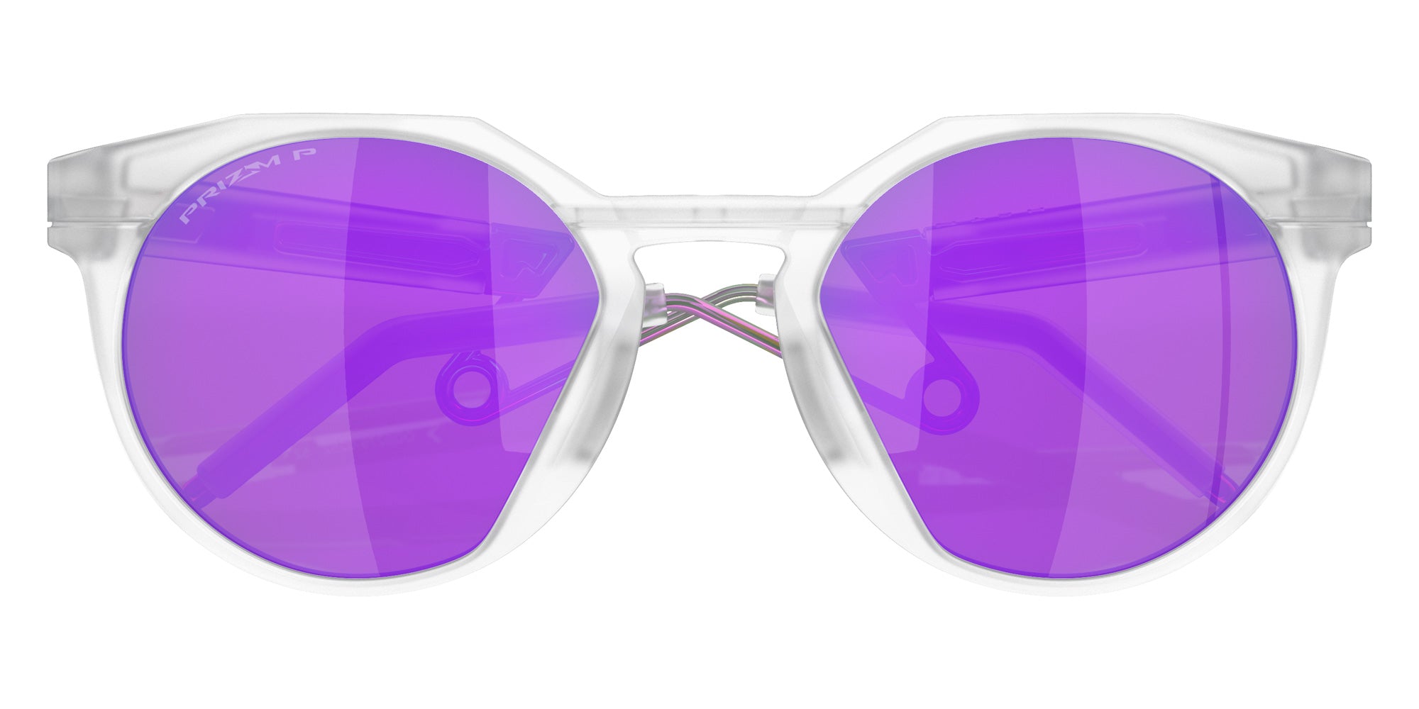 OAKLEY OO9279 HSTN Metal 927902 52 - Matte Clear / Prizm Violet Mirrored #id:oo9279927902_s:102120