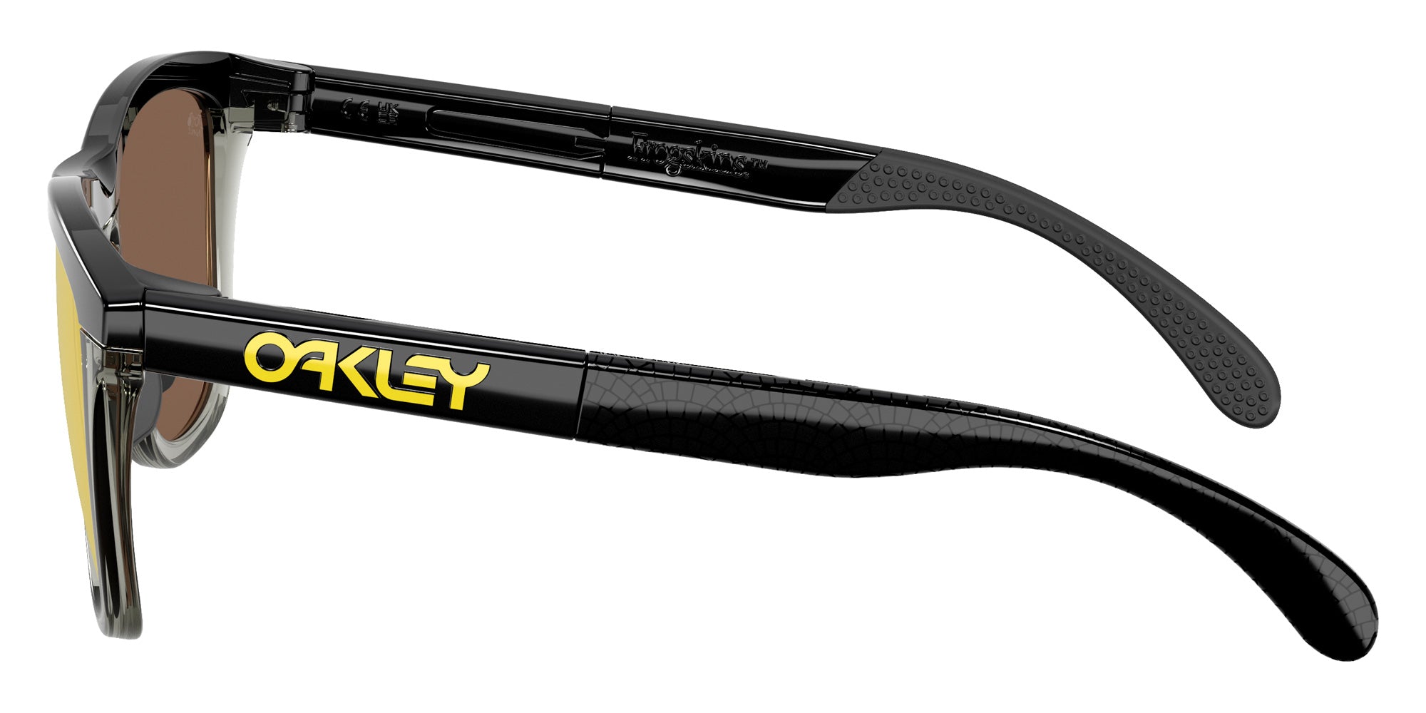 OAKLEY OO9284 2025 Tour De France��� Frogskins��� Range 928418 55 - Polished Black / Prizm 24K Polarized Mirrored #id:oo9284928418_s:100110