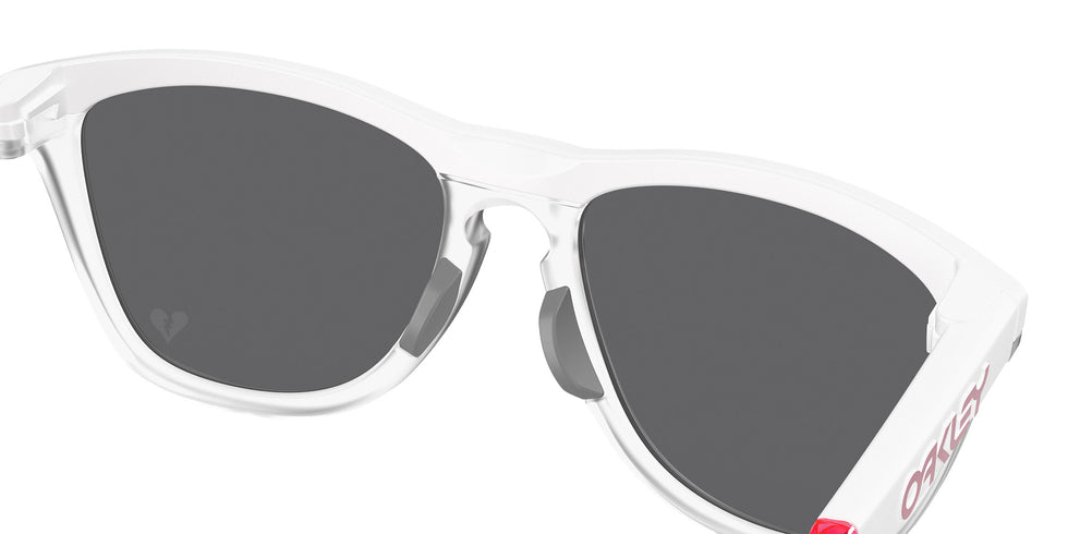 OAKLEY OO9289 Oakley X Fortnite��� CTL Frogskins��� Hybrid 928910 55 - Matte White / Prizm Black Mirrored #id:oo9289928910_s:100135