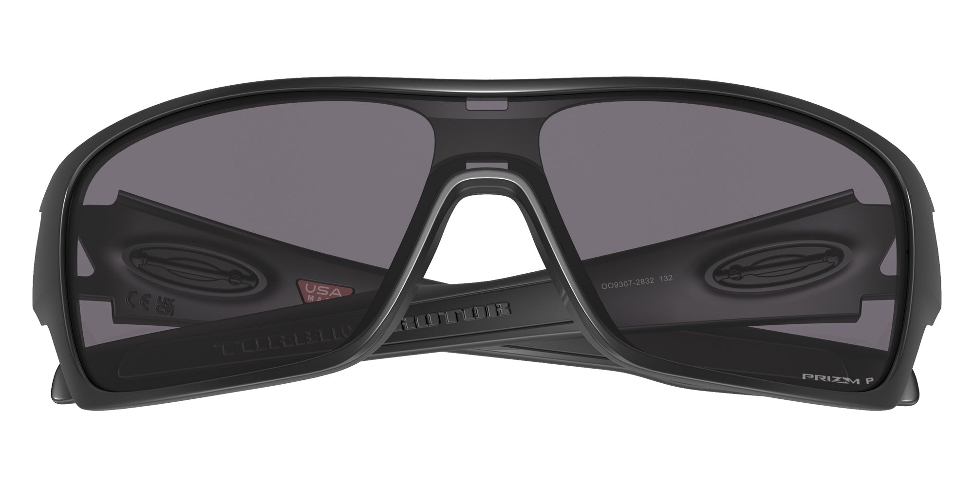 OAKLEY OO9307 Turbine Rotor 930728 132 - Matte Black / Prizm Gray Polarized #id:oo9307930728_s:102120