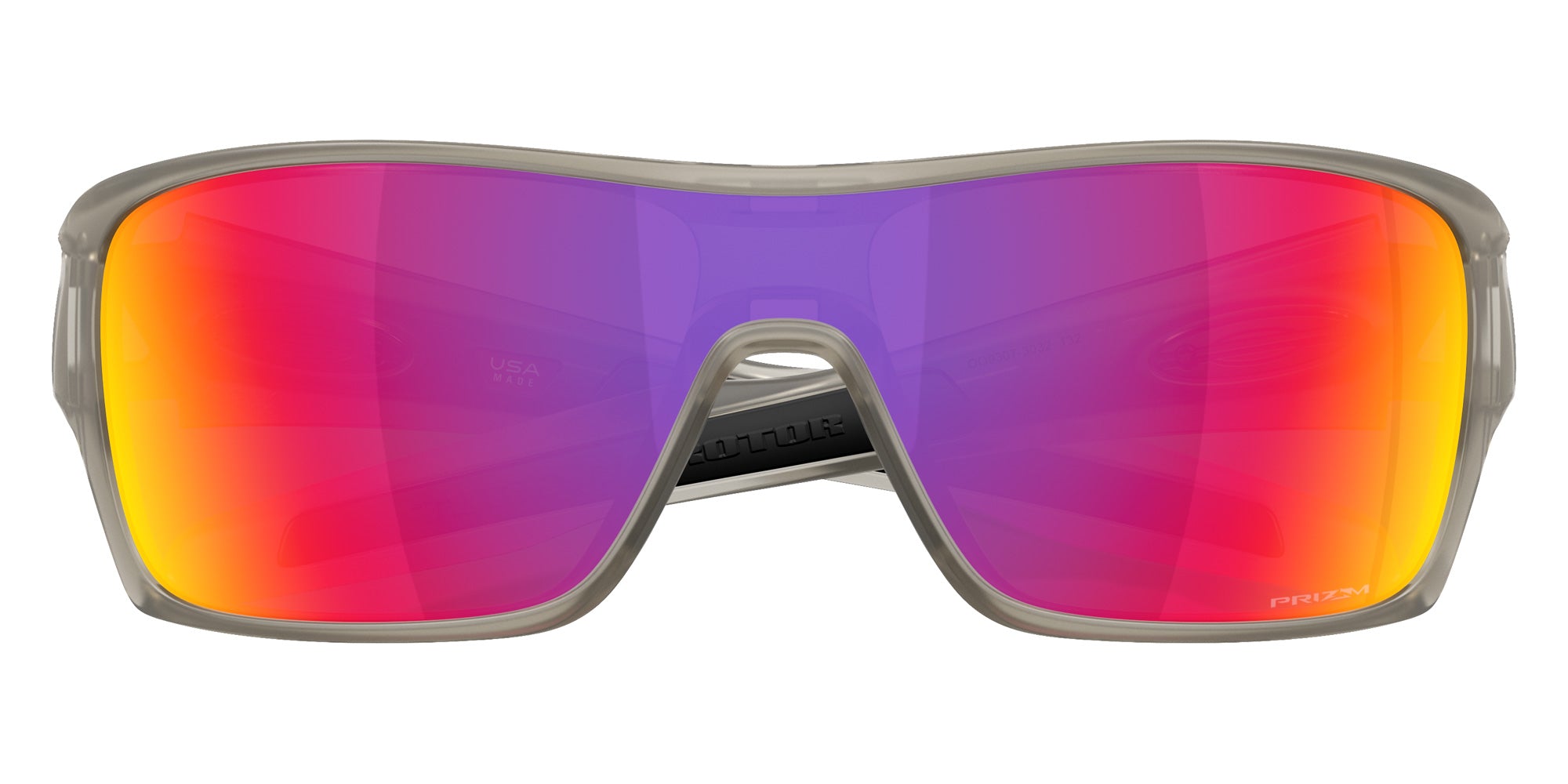 OAKLEY OO9307 Turbine Rotor 930730 132 - Matte Transparent Gray Ink / Prizm Road #id:oo9307930730_s:106120