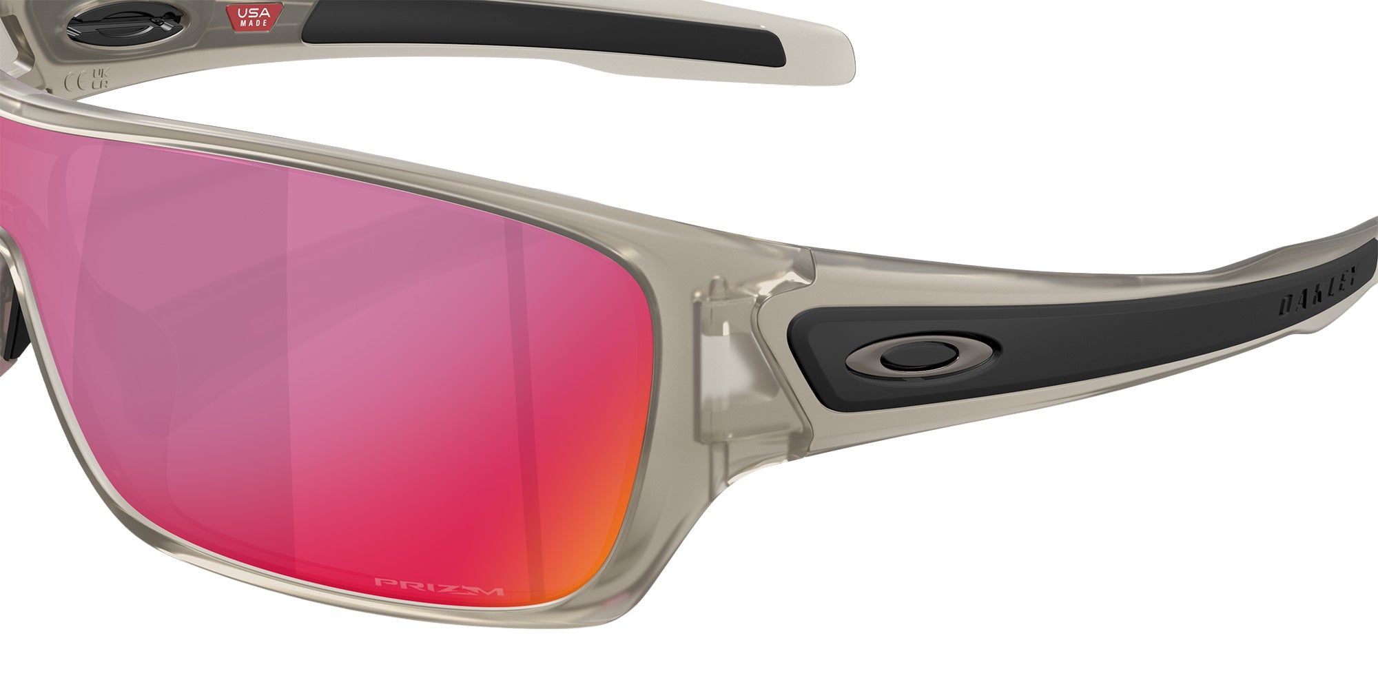 OAKLEY OO9307 Turbine Rotor 930730 132 - Matte Transparent Gray Ink / Prizm Road #id:oo9307930730_s:106130