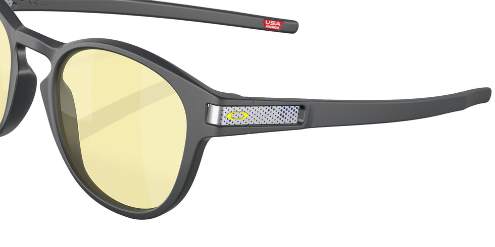 OAKLEY OO9349 Latch��� (Low Bridge Fit) Gaming 934952 53 - Matte Carbon / Prizm Gaming��� 2.0 Mirrored #id:oo9349934952_s:100130