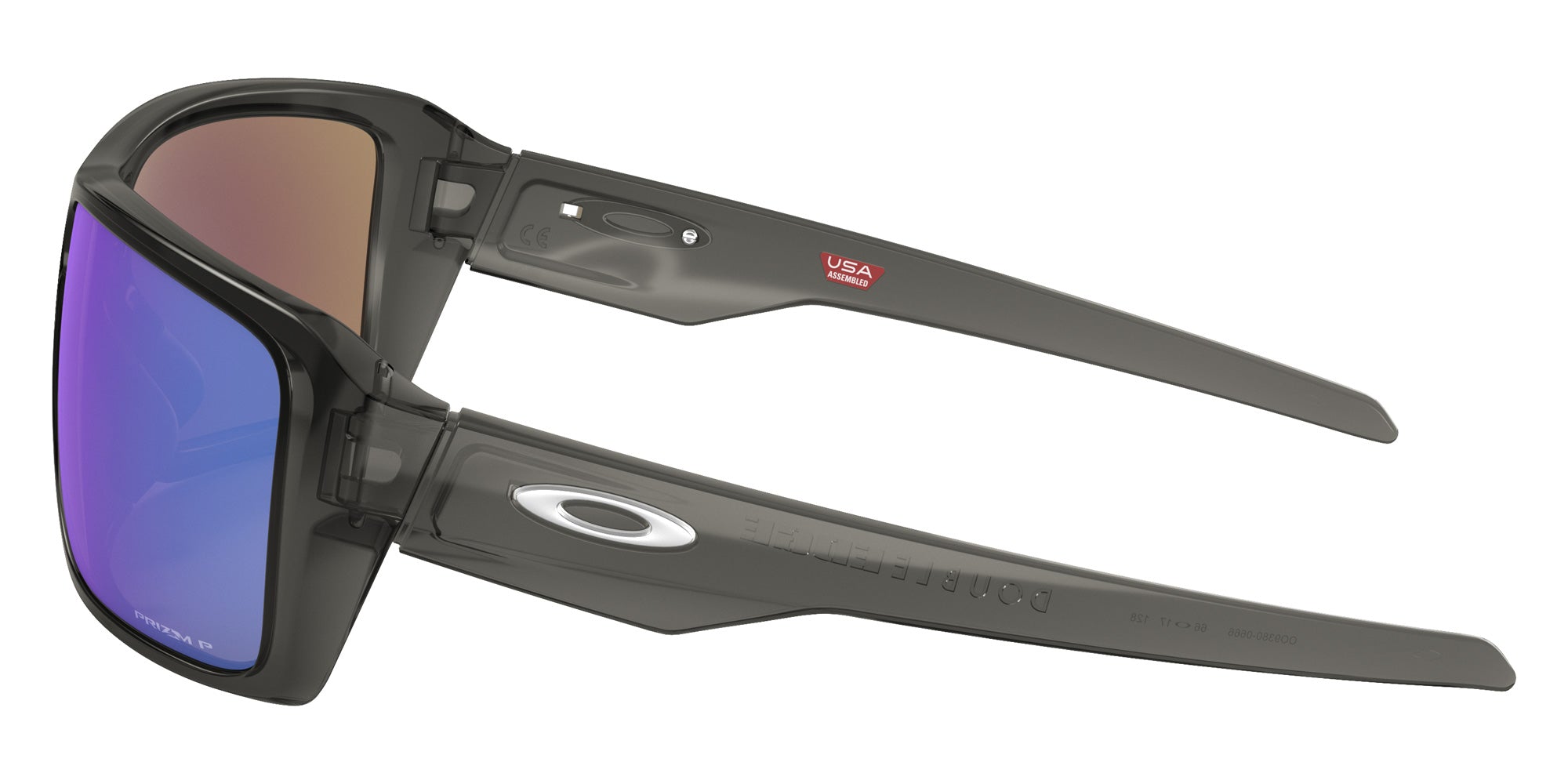 OAKLEY OO9380 Double Edge 938006 66 - Gray Smoke / Prizm Sapphire Polarized #id:oo9380938006_s:100110