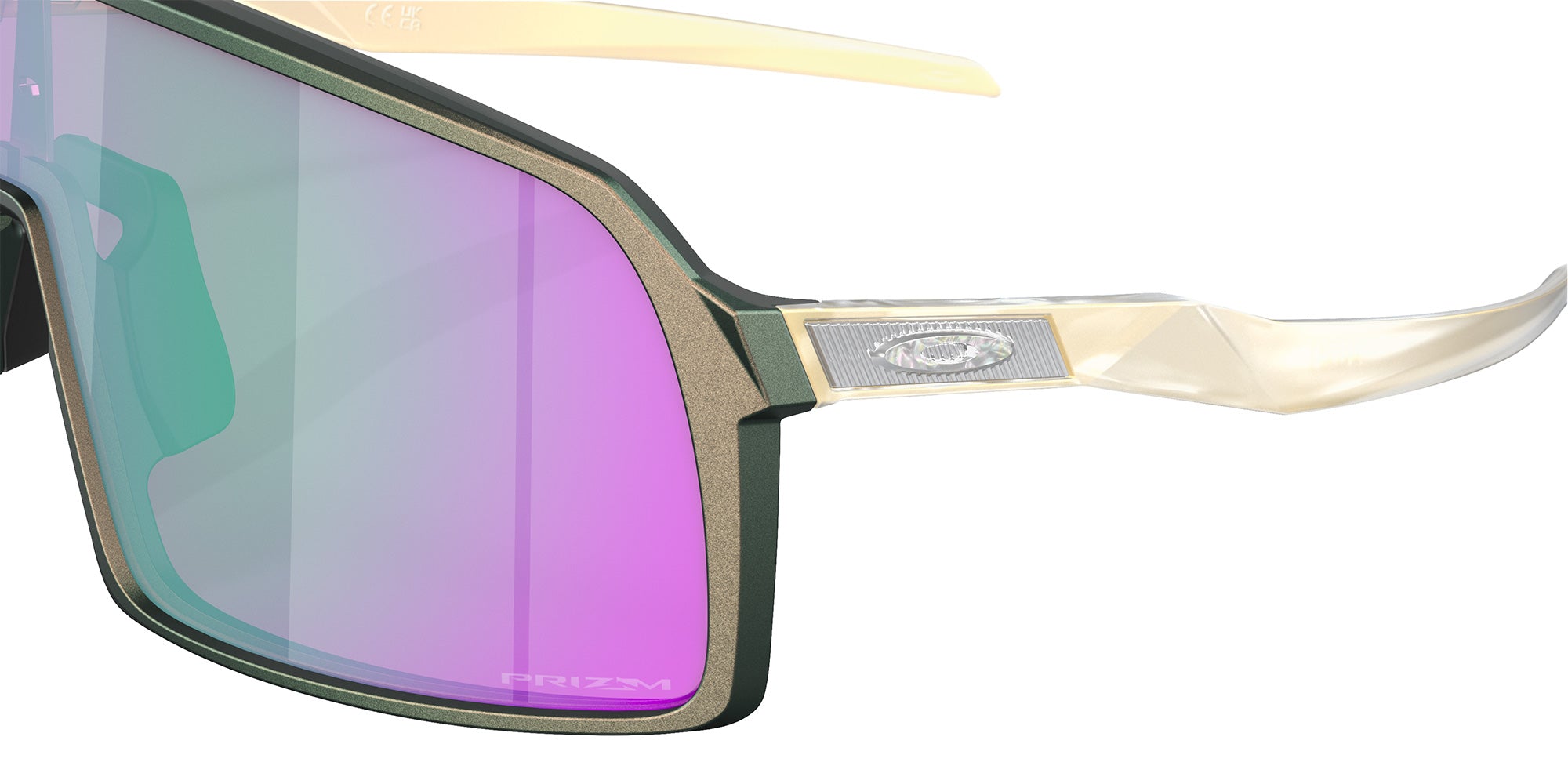 OAKLEY OO9406 Sutro Discover Collection 9406A2 137 - Matte Silver Green Colorshift #id:oo94069406a2_s:100130