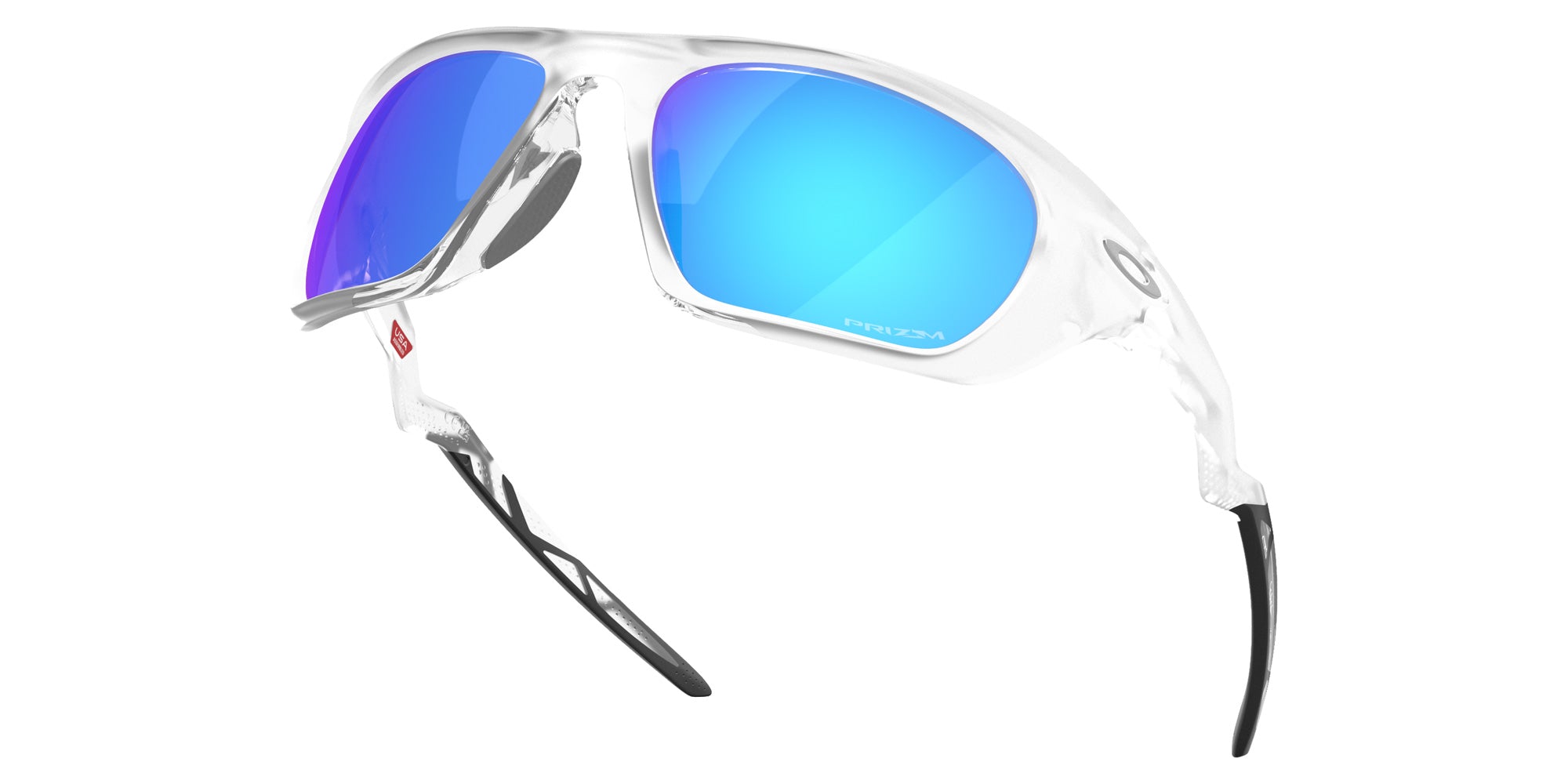 OAKLEY OO9431 Lateralis 943106 60 - Matte Clear / Prizm Sapphire Mirrored #id:oo9431943106_s:104125