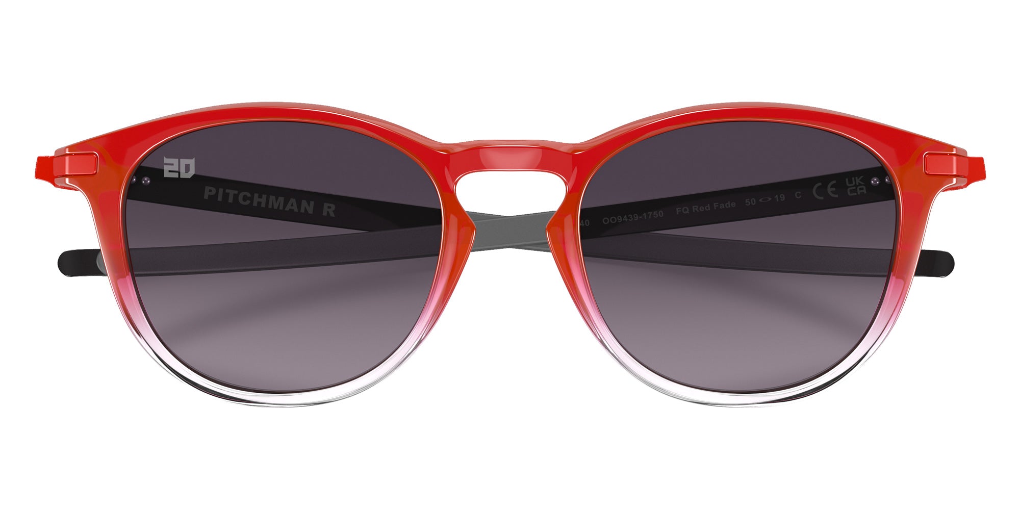 OAKLEY OO9439 Pitchman R Fabio Quartararo Collection 943917 50 - Red Fade / Prizm Gray Gradient #id:oo9439943917_s:100135