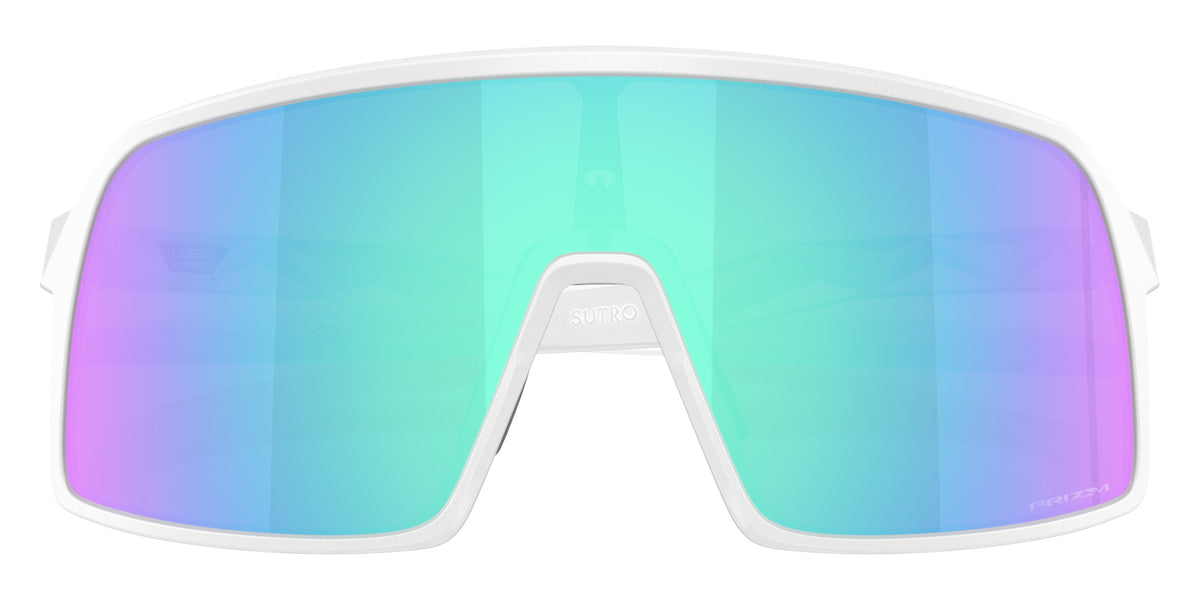 OAKLEY OO9462 Sutro S 946215 128 - Matte White / Prizm Sapphire Mirrored #id:oo9462946215_s:100135