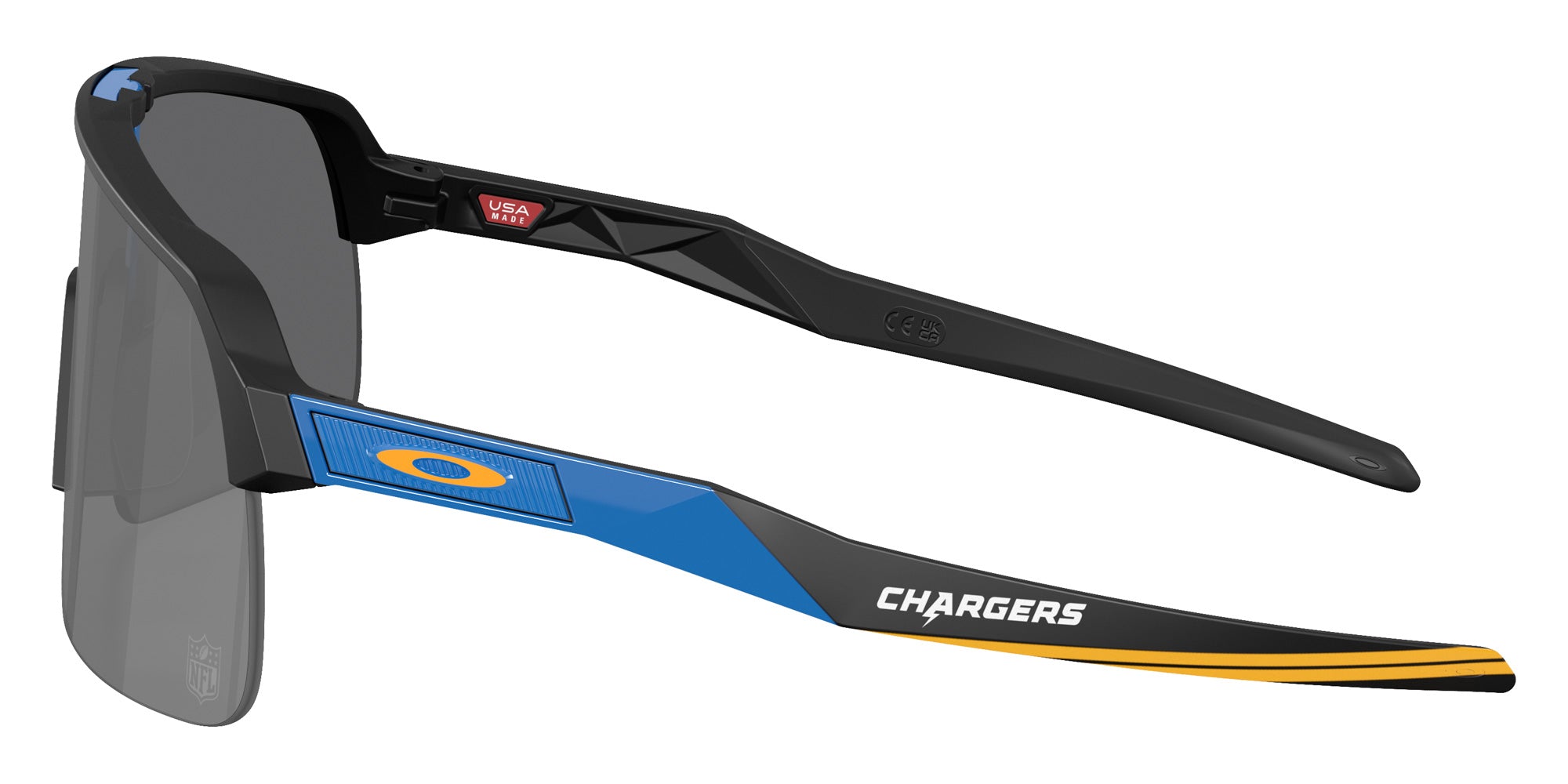 OAKLEY OO9463 Los Angeles Chargers Sutro Lite 946397 139 - Matte Black / Prizm Black Mirrored #id:oo9463946397_s:100110