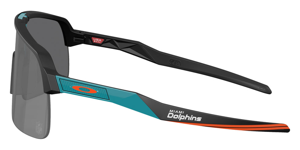 OAKLEY OO9463 Miami Dolphins Sutro Lite 9463A0 139 - Matte Black / Prizm Black Mirrored #id:oo94639463a0_s:100110