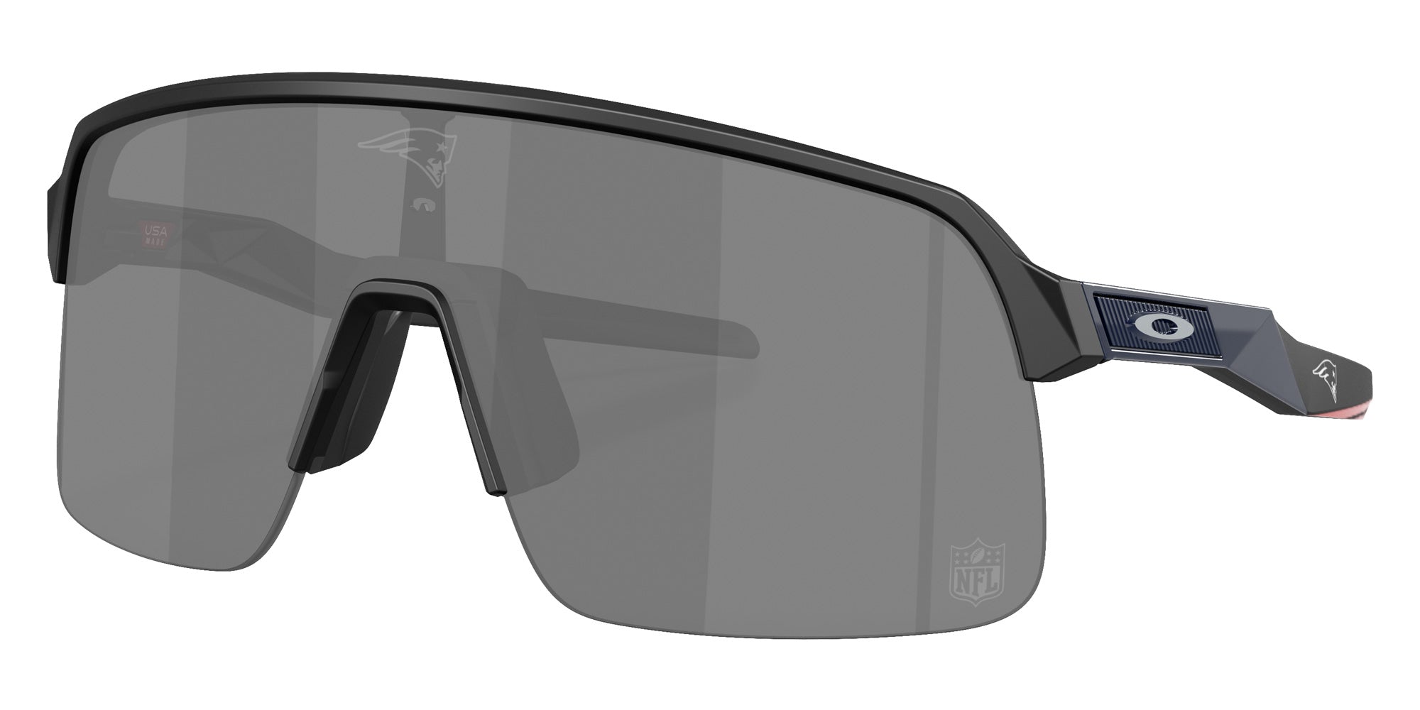 OAKLEY OO9463 New England Patriots Sutro Lite 9463A2 139 - Matte Black / Prizm Black Mirrored #id:oo94639463a2_s:100105