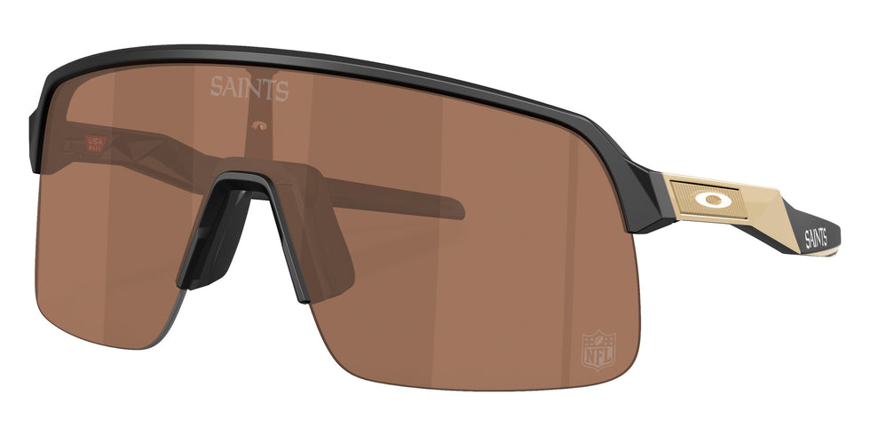 OAKLEY OO9463 New Orleans Saints Sutro Lite 9463A3 139 - Matte Black / Prizm Tungsten Mirrored #id:oo94639463a3_s:100105