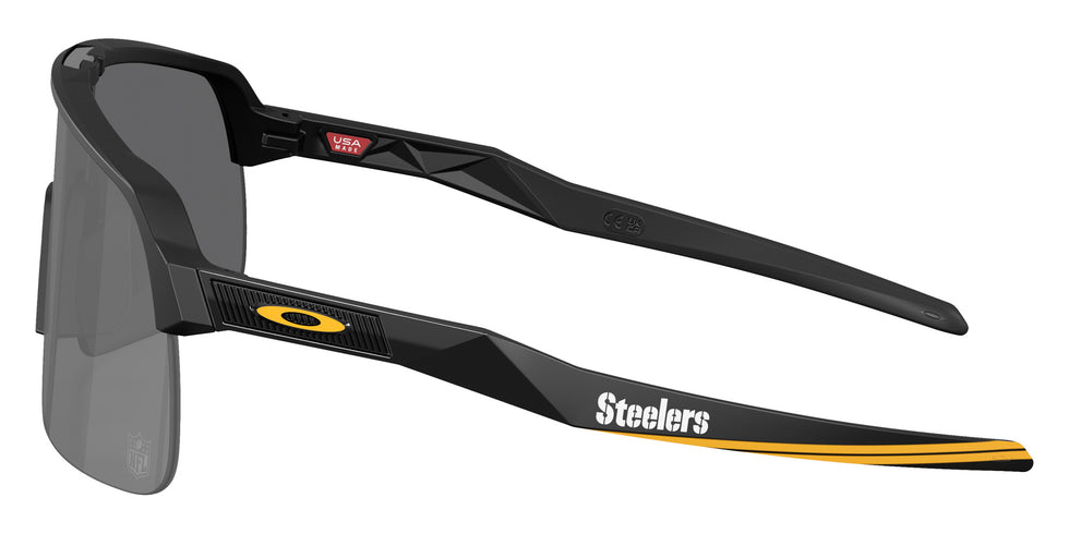 OAKLEY OO9463 Pittsburgh Steelers Sutro Lite 9463A7 139 - Matte Black / Prizm Black Mirrored #id:oo94639463a7_s:100110