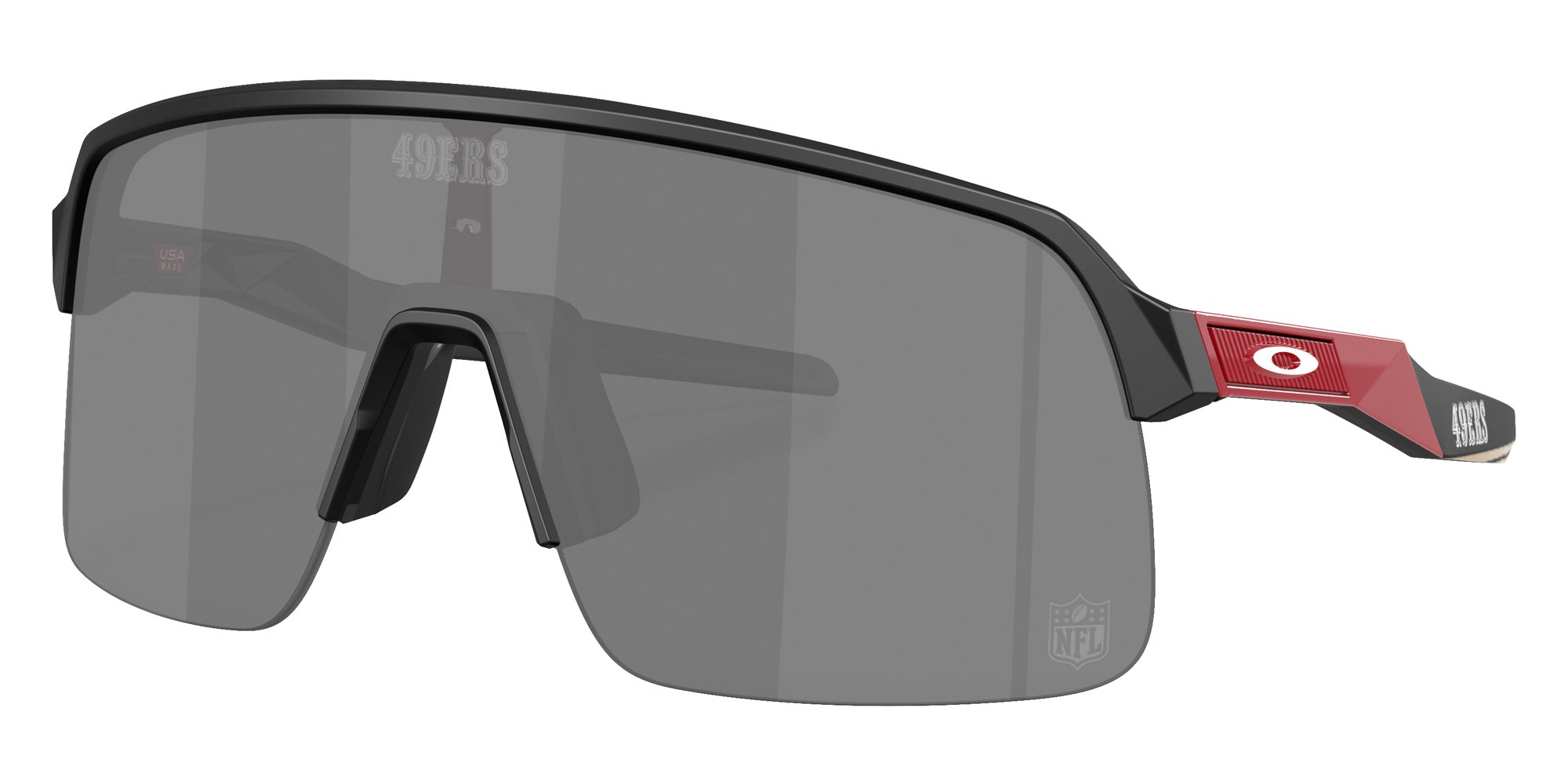 OAKLEY OO9463 San Francisco 49ers Sutro Lite 9463A9 139 - Matte Black / Prizm Black Mirrored #id:oo94639463a9_s:100105
