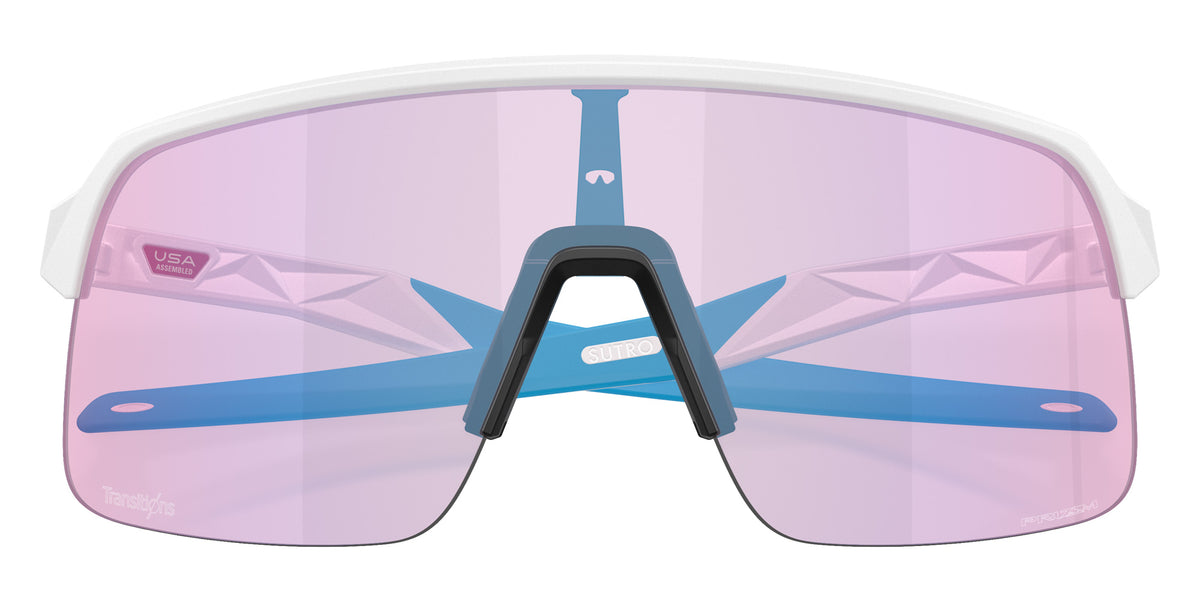 OAKLEY OO9463A Sutro��� Lite (Low Bridge Fit) 946342 139 - Matte White / Prizm Transitions Cobalt Mirrored #id:oo9463a946342_s:108135