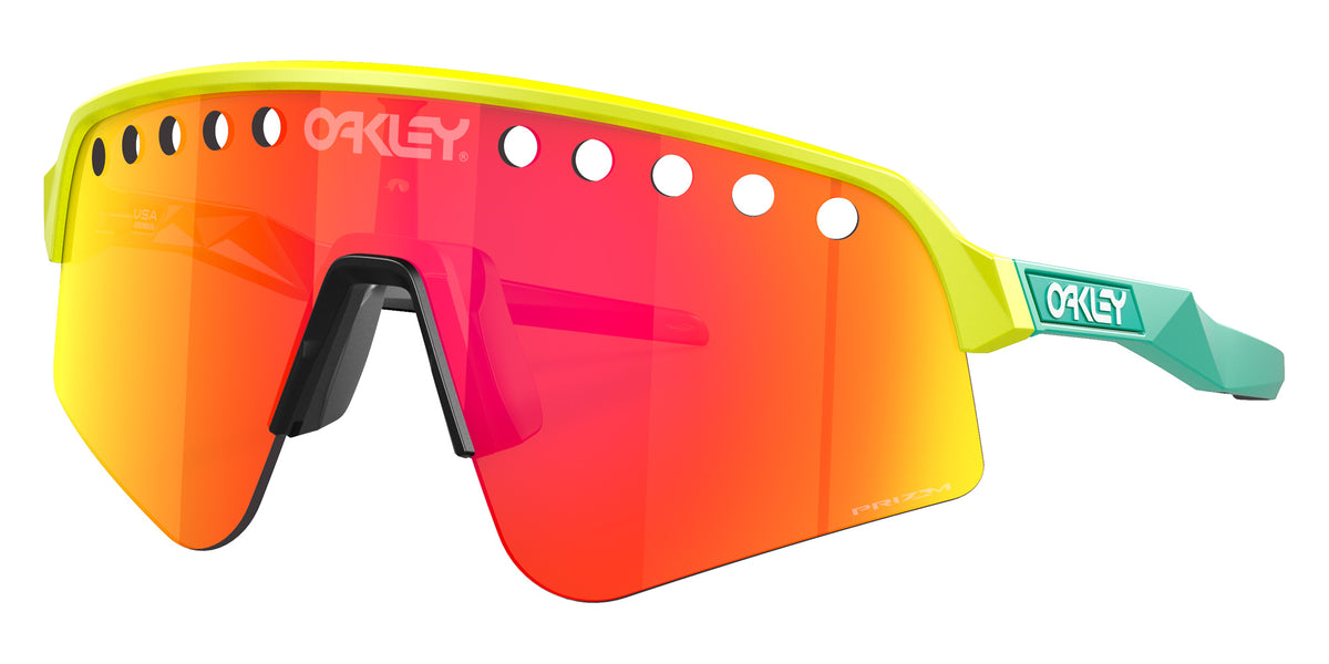 OAKLEY OO9465 Sutro��� Lite Sweep (Vented) 946506 139 - Tennis Ball Yellow / Prizm Ruby Mirrored #id:oo9465946506_s:100105