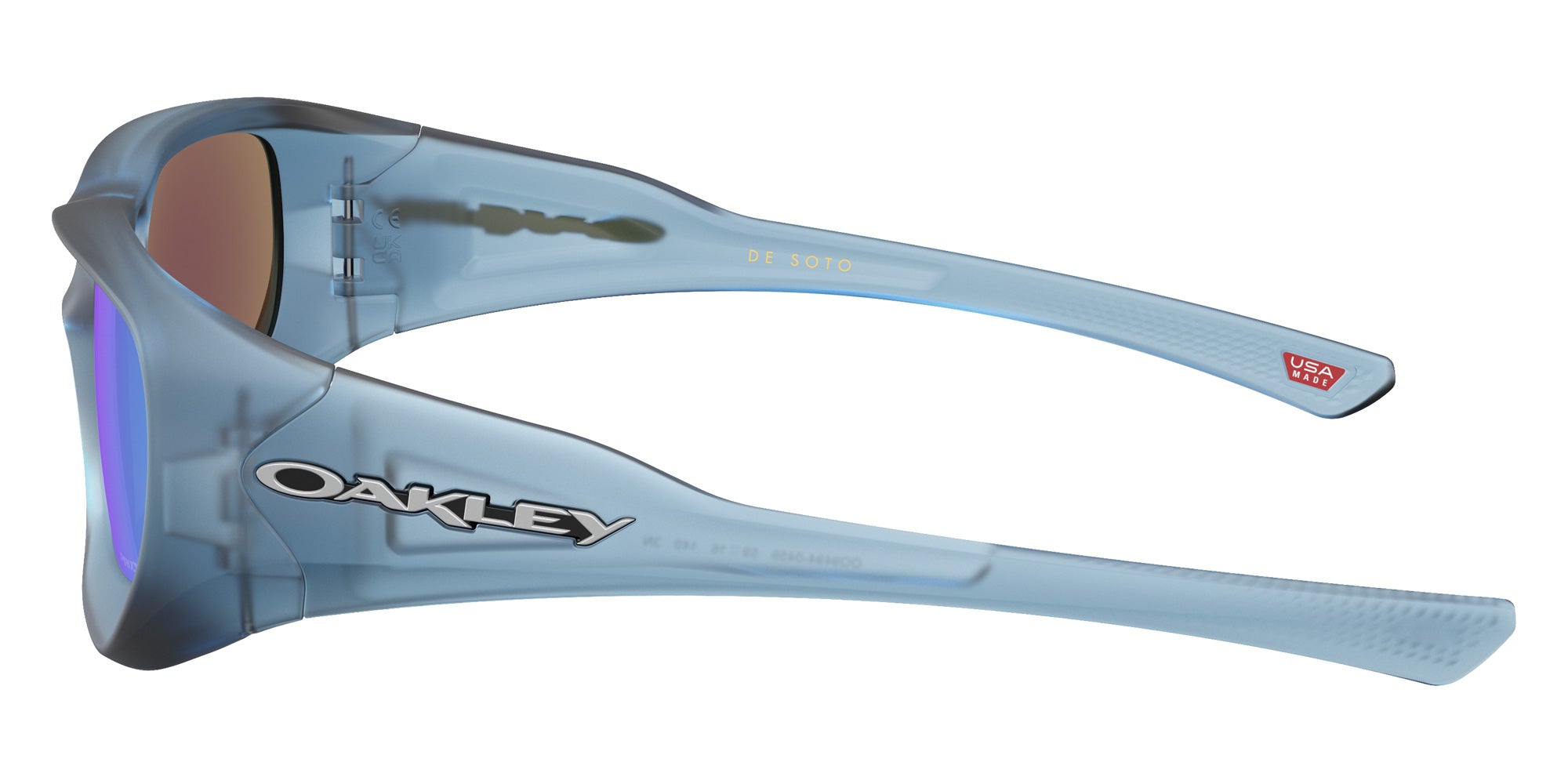 OAKLEY OO9494 De Soto 949404 59 - Matte Trans Stonewash / Prizm Sapphire Mirrored #id:oo9494949404_s:102110
