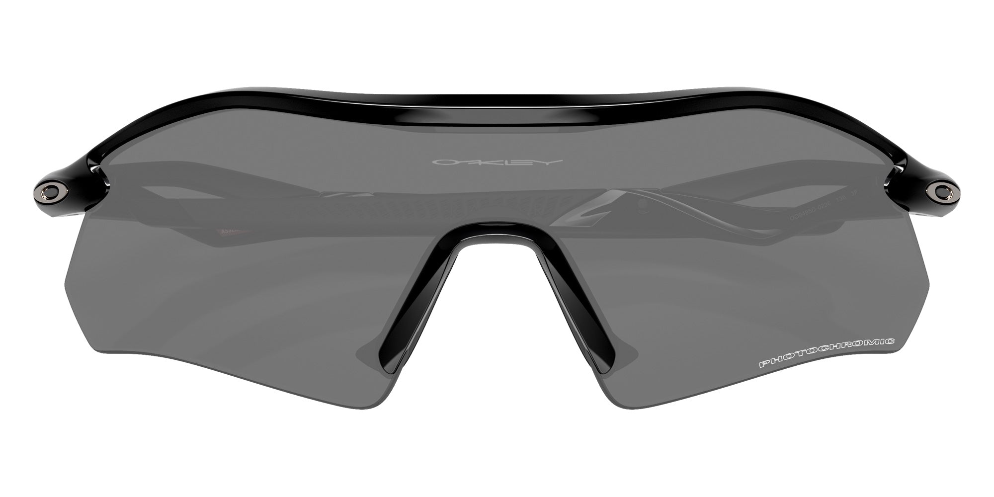 OAKLEY OO9495D Radar�� Plate��� 949502 136 - Polished Black / Clear to Black Iridium Photochromic Mirrored #id:oo9495d949502_s:100125