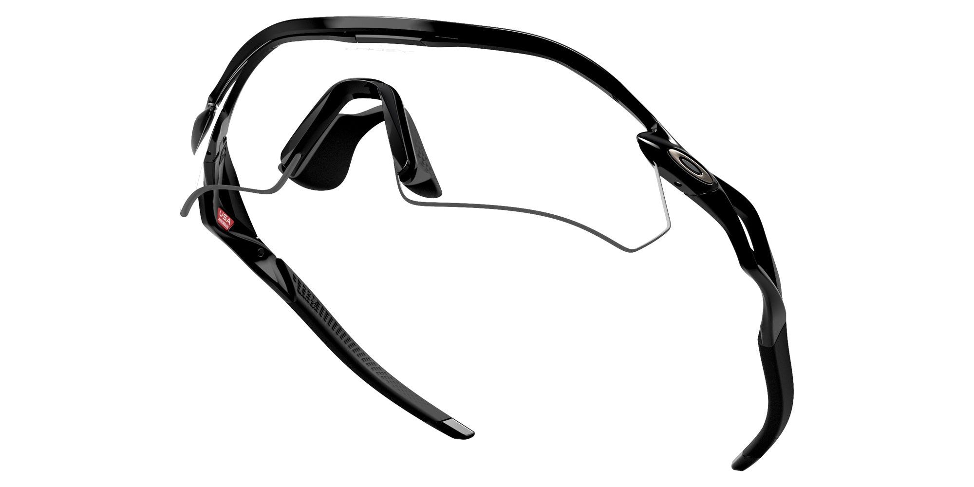 OAKLEY OO9495D Radar�� Plate��� 949502 136 - Polished Black / Clear to Black Iridium Photochromic Mirrored #id:oo9495d949502_s:100130