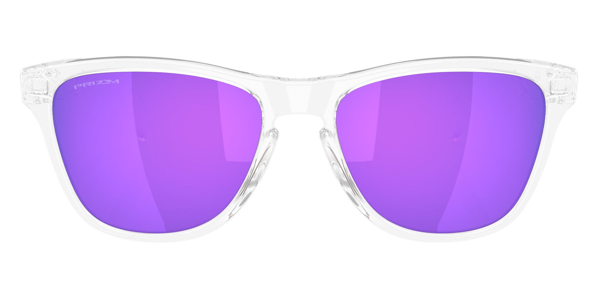 OAKLEY OO9508 Frogskins��� S 950802 53 - Polished Clear / Prizm Violet Mirrored #id:oo9508950802_s:100100