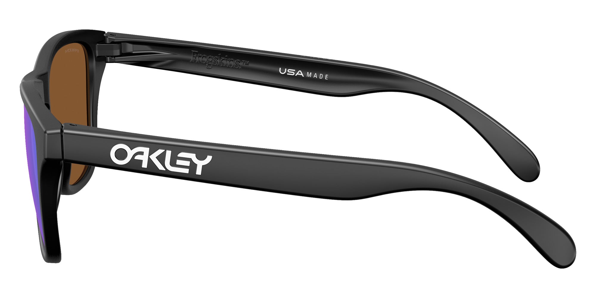 OAKLEY OO9508 Frogskins��� S 950804 53 - Matte Black / Prizm Violet Mirrored #id:oo9508950804_s:104110