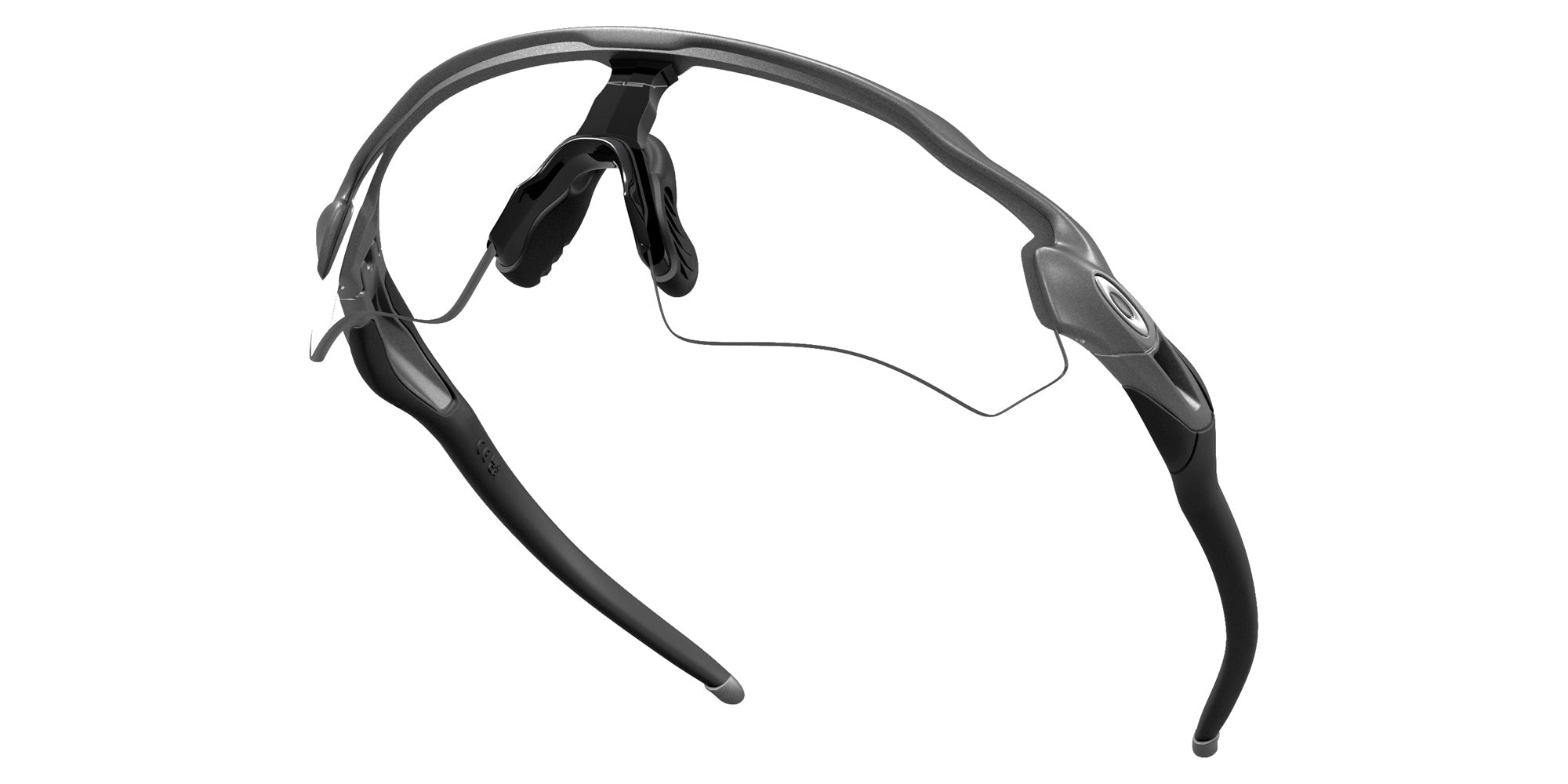 OAKLEY OO9510 Radar�� EV S Path 951008 130 - Steel / Clear to Black Iridium Photochromic Mirrored #id:oo9510951008_s:104130