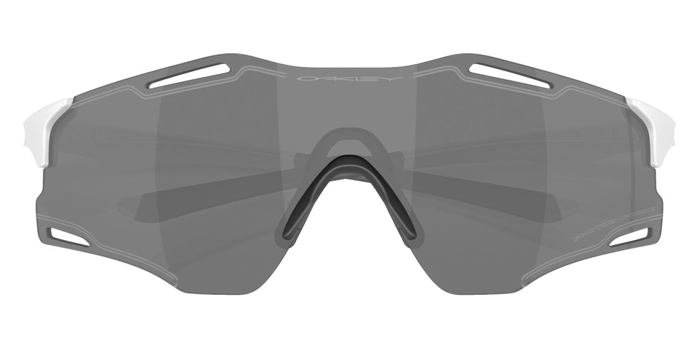 OAKLEY OO9512D Cybr Zero 951201 139 - Matte White / Clear to Black Iridium Photochromic Mirrored #id:oo9512d951201_s:100125