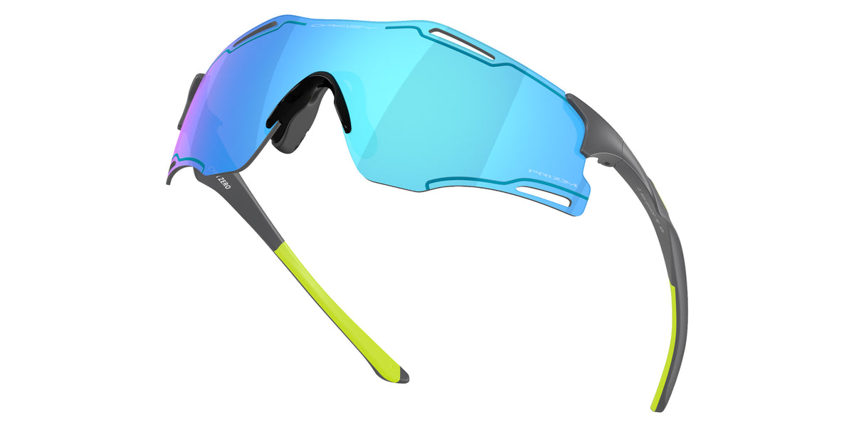OAKLEY OO9512D Cybr Zero 951212 139 - Matte Carbon / Prizm Sapphire Mirrored #id:oo9512d951212_s:102120