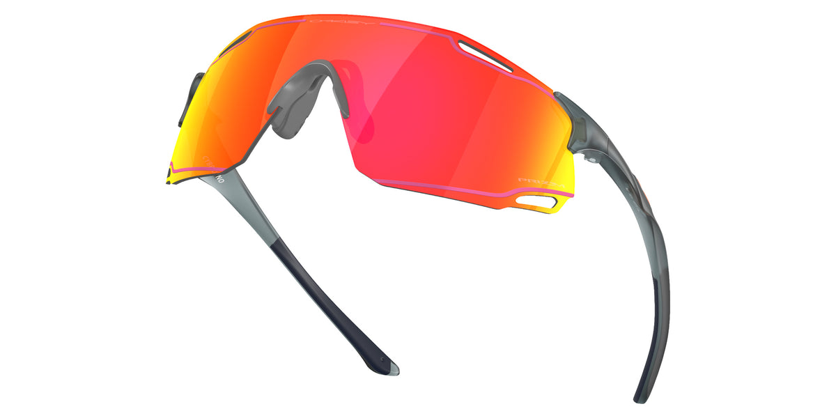 OAKLEY OO9513D Cybr Dyno 951312 139 - Matte Crystal Black / Prizm Ruby Mirrored #id:oo9513d951312_s:102120