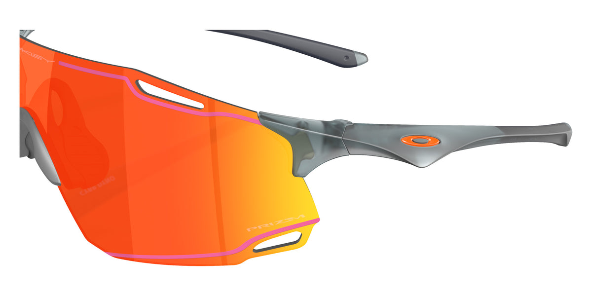 OAKLEY OO9513D Cybr Dyno 951312 139 - Matte Crystal Black / Prizm Ruby Mirrored #id:oo9513d951312_s:102125