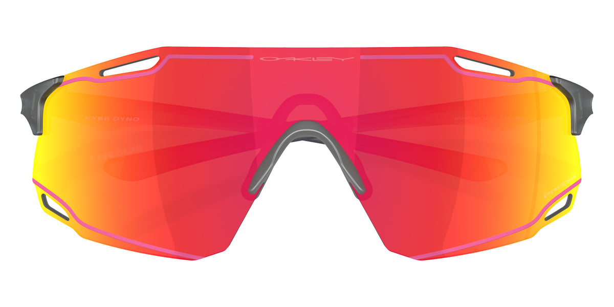 OAKLEY OO9513D Cybr Dyno 951312 139 - Matte Crystal Black / Prizm Ruby Mirrored #id:oo9513d951312_s:102135