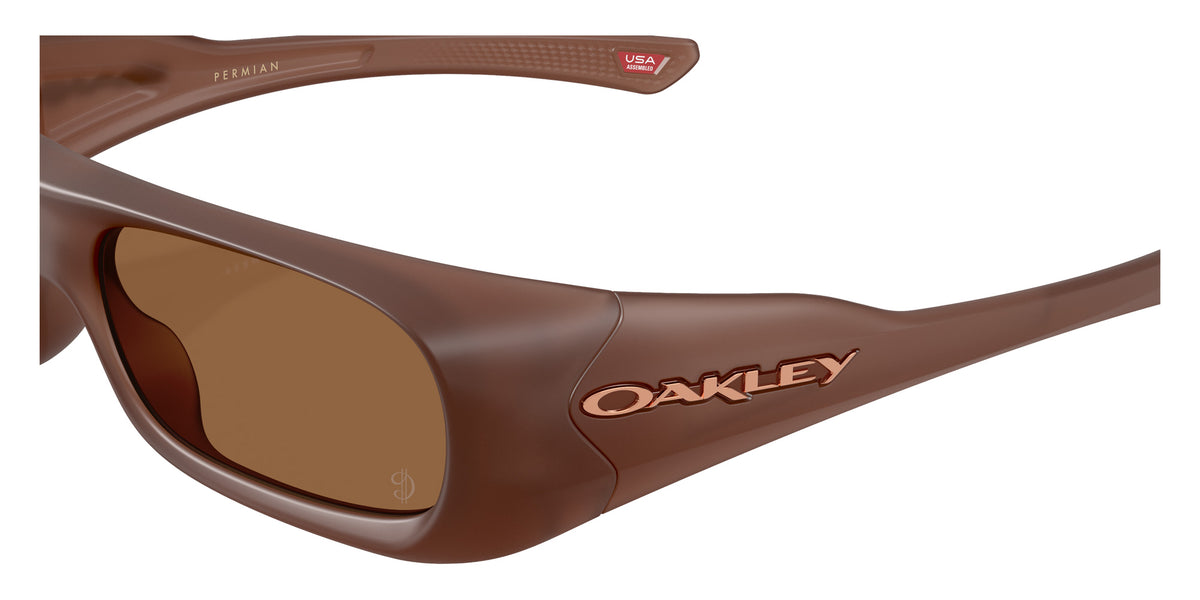 OAKLEY OO9520 Damian Lillard Signature Series Permian 952010 59 - Matte Transparent Mahogany / Prizm Bronze Gradient #id:oo9520952010_s:100125