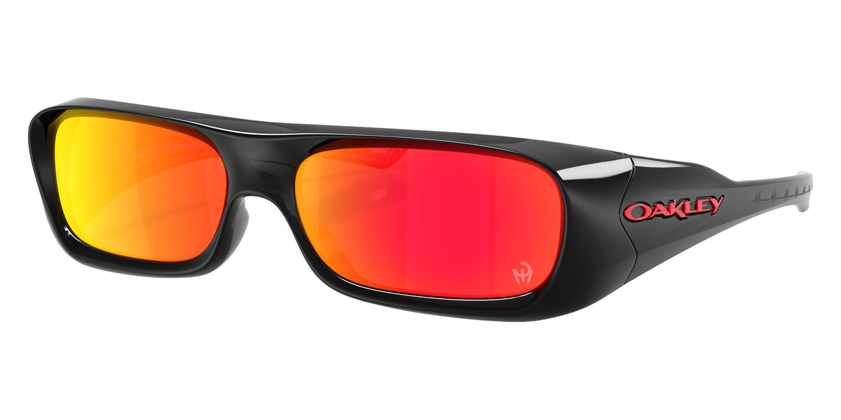 OAKLEY OO9520 Permian Patrick Mahomes II Collection 952011 59 - Black Ink / Prizm Ruby Mirrored #id:oo9520952011_s:100105