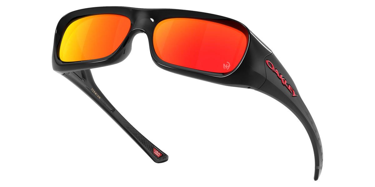 OAKLEY OO9520 Permian Patrick Mahomes II Collection 952011 59 - Black Ink / Prizm Ruby Mirrored #id:oo9520952011_s:100120