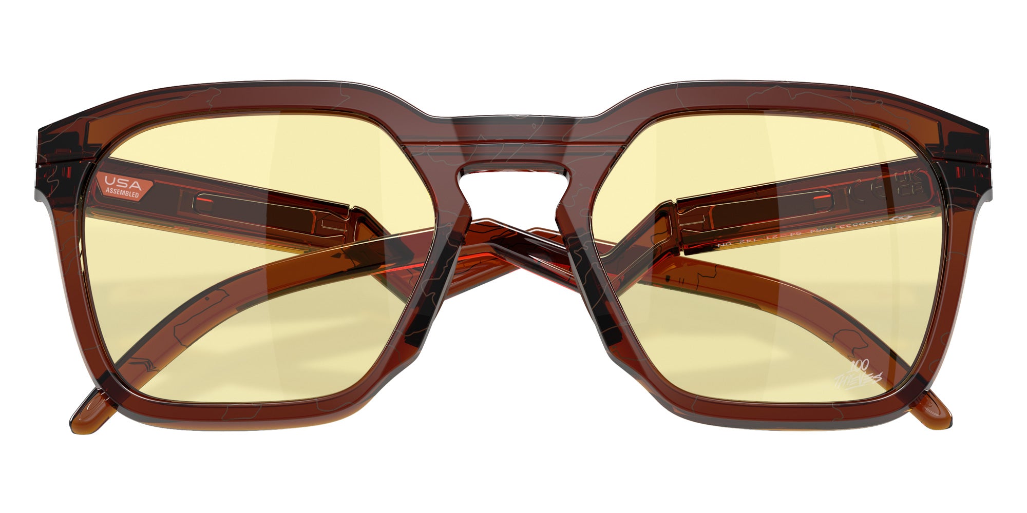 OAKLEY OO9533 HSTN SQ 100 Thieves Collection 953310 54 - Dark Amber #id:oo9533953310_s:100120