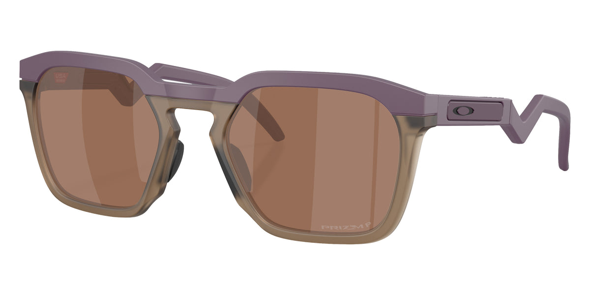 OAKLEY OO9533 HSTN SQ Obscura Collection 953311 54 - Matte Aubergine / Prizm Tungsten Polarized Mirrored #id:oo9533953311_s:100105