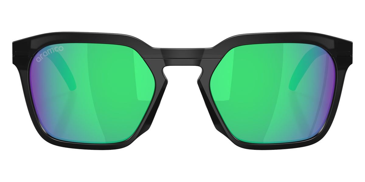 OAKLEY OO9533 Oakley X Aston Martin Aramco F1�� Team HSTN SQ 953313 54 - Matte Black Ink / Prizm Jade Mirrored #id:oo9533953313_s:100100