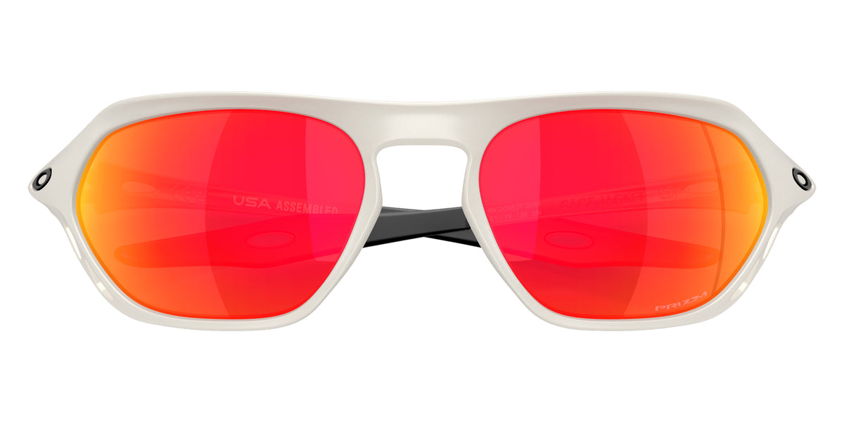 OAKLEY OO9537 Cage Jacket�� 953705 61 - Matte Mist / Prizm Ruby Mirrored #id:oo9537953705_s:106125