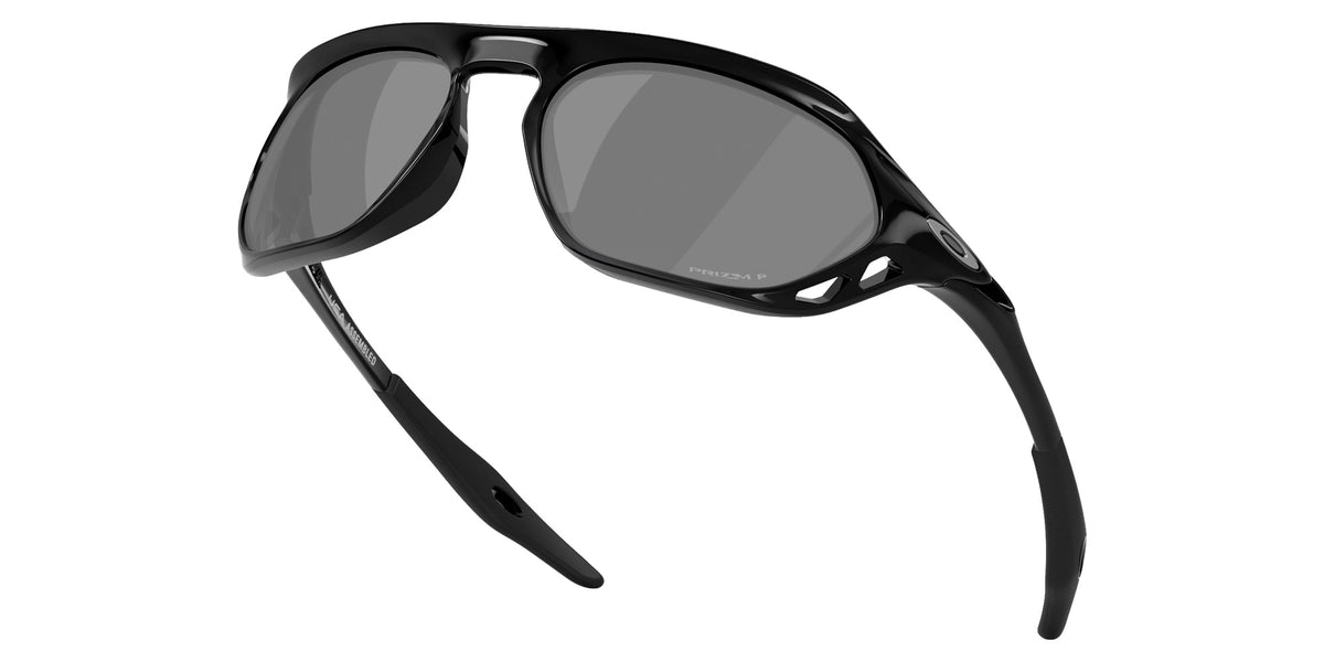 OAKLEY OO9537 Cage Jacket�� 953708 61 - Polished Black / Prizm Black Polarized Mirrored #id:oo9537953708_s:110120