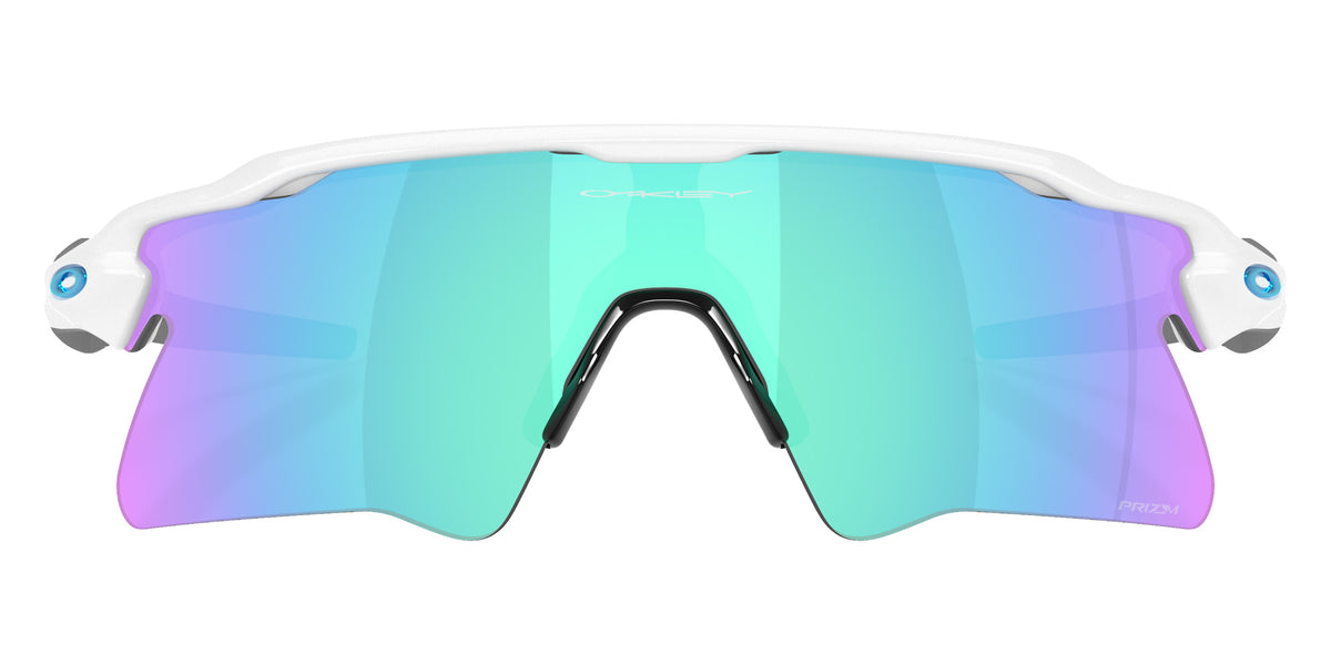 OAKLEY OO9541 Radar�� EV Heater 954104 137 - Polished White / Prizm Sapphire Mirrored #id:oo9541954104_s:106100