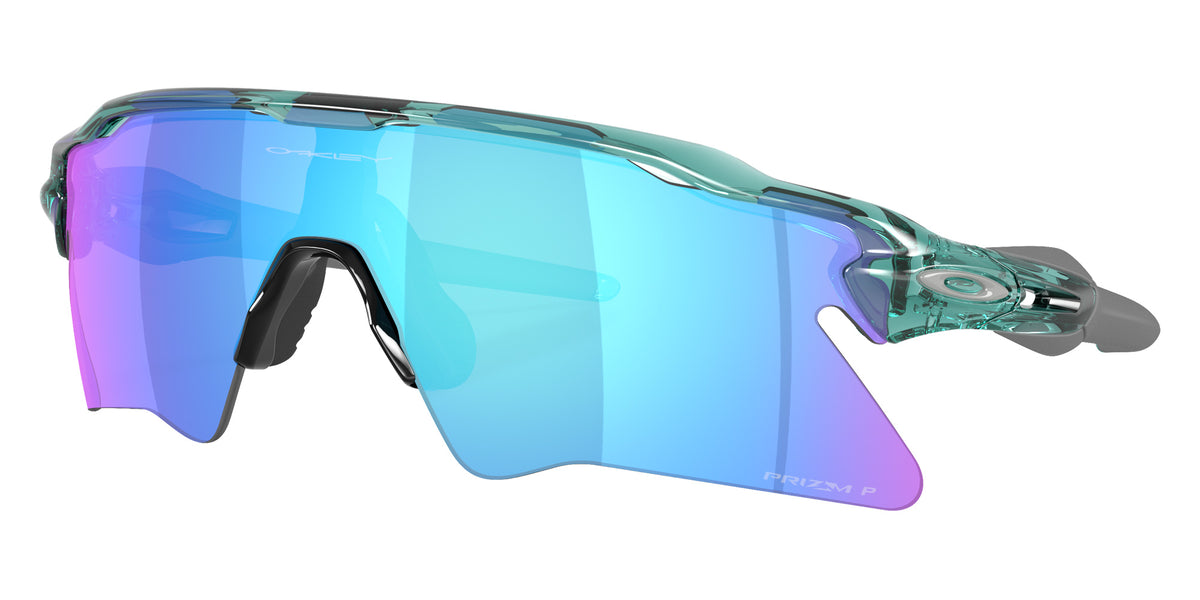 OAKLEY OO9541 Radar�� EV Heater 954109 137 - Transparent Pacific / Prizm Sapphire Polarized Mirrored #id:oo9541954109_s:116105