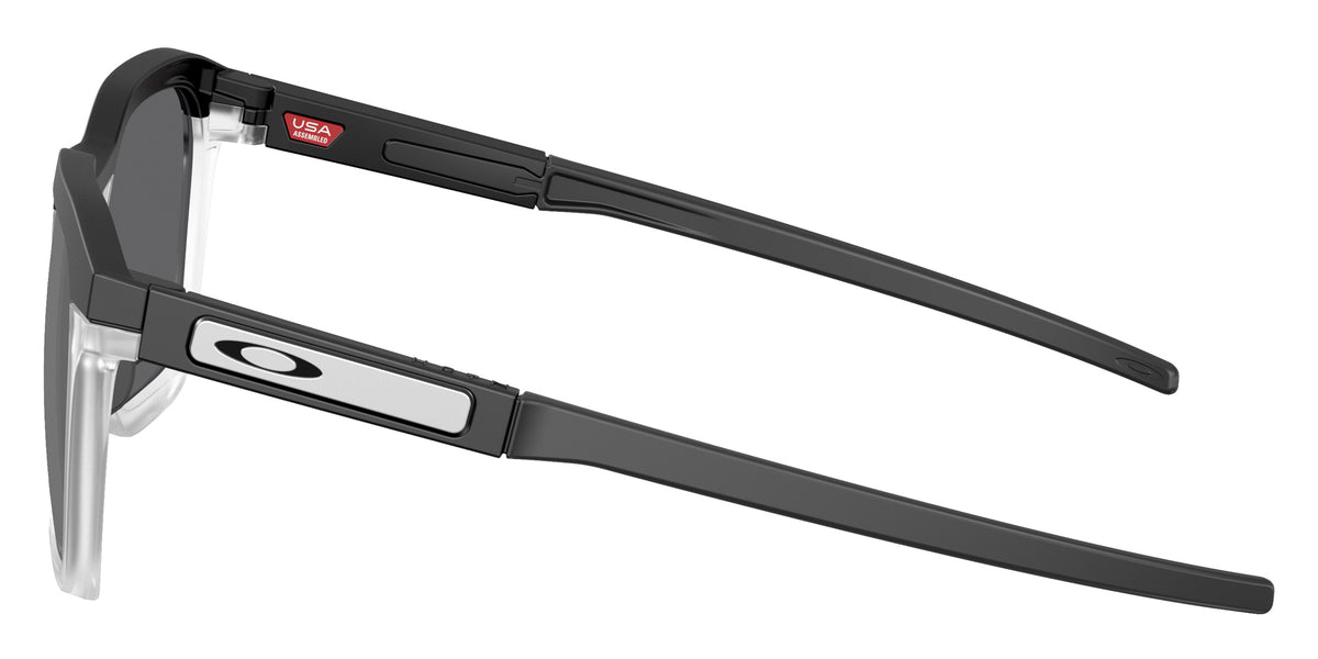 OAKLEY OO9555 HSTN SQ 2.0 955505 54 - Matte Black / Prizm Black Polarized Mirrored #id:oo9555955505_s:108110