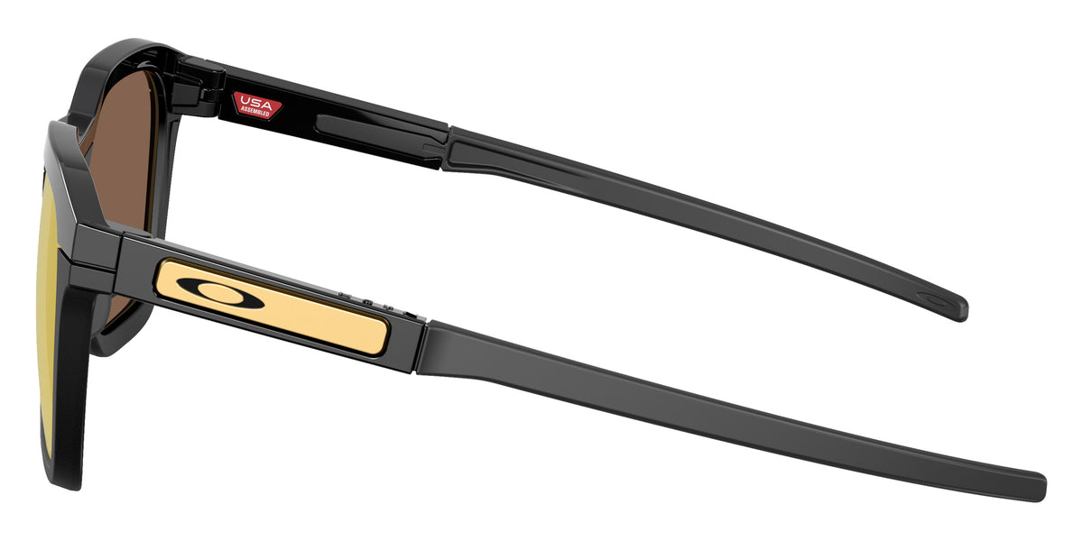 OAKLEY OO9555 HSTN SQ 2.0 955507 54 - Polished Black / Prizm 24K Polarized Mirrored #id:oo9555955507_s:112110