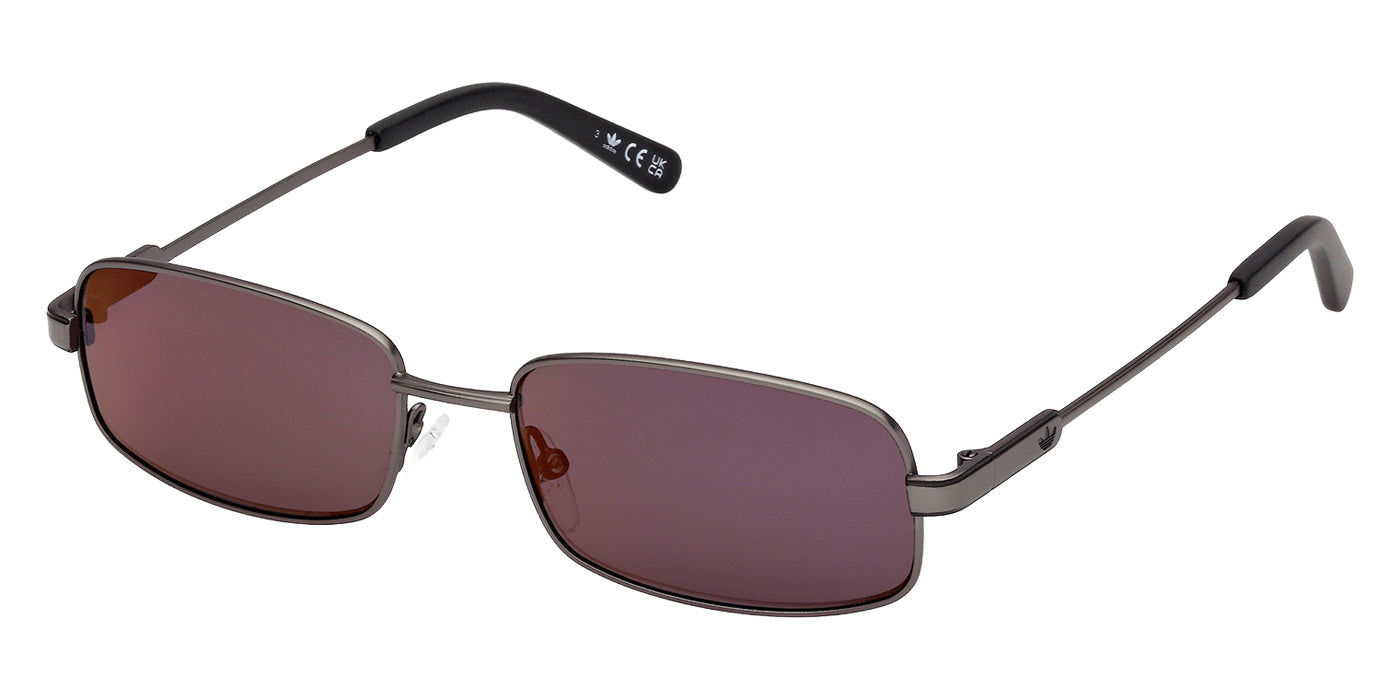 Adidas OR0138 09U 55 - Matte Gunmetal / Bordeaux Mirrored #id:or013809u_s:100105