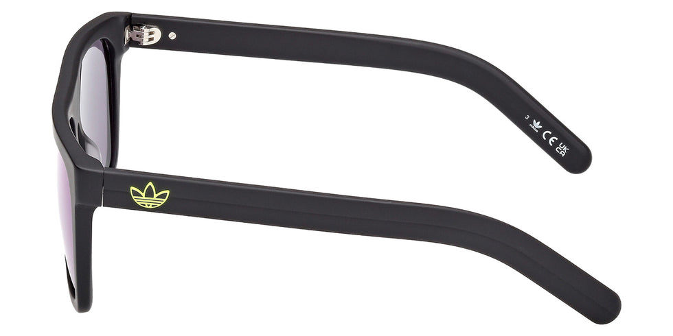 Adidas OR0140 02Q 55 - Matte Black / Green Mirrored #id:or014002q_s:100110