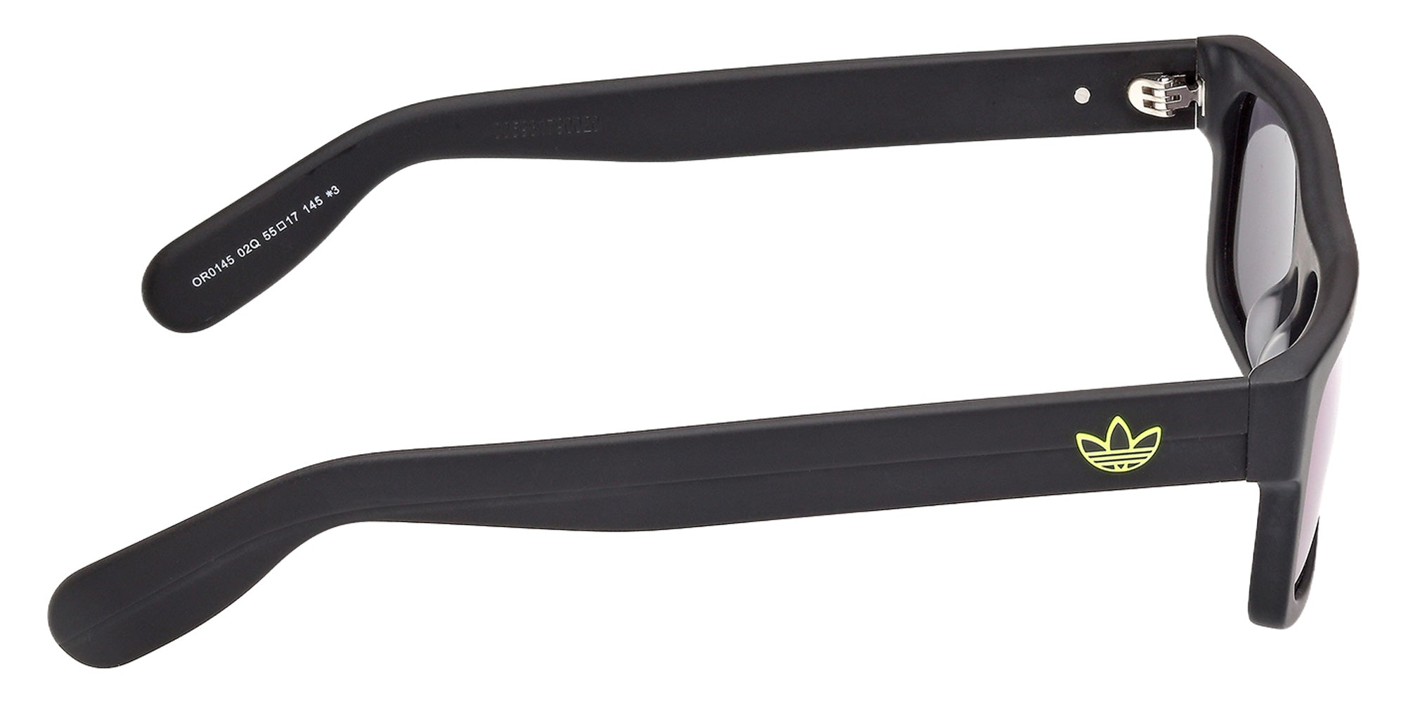 Adidas OR0145 02Q 55 - Matte Black / Green Mirrored 02Q #id:or014502q_s:100130