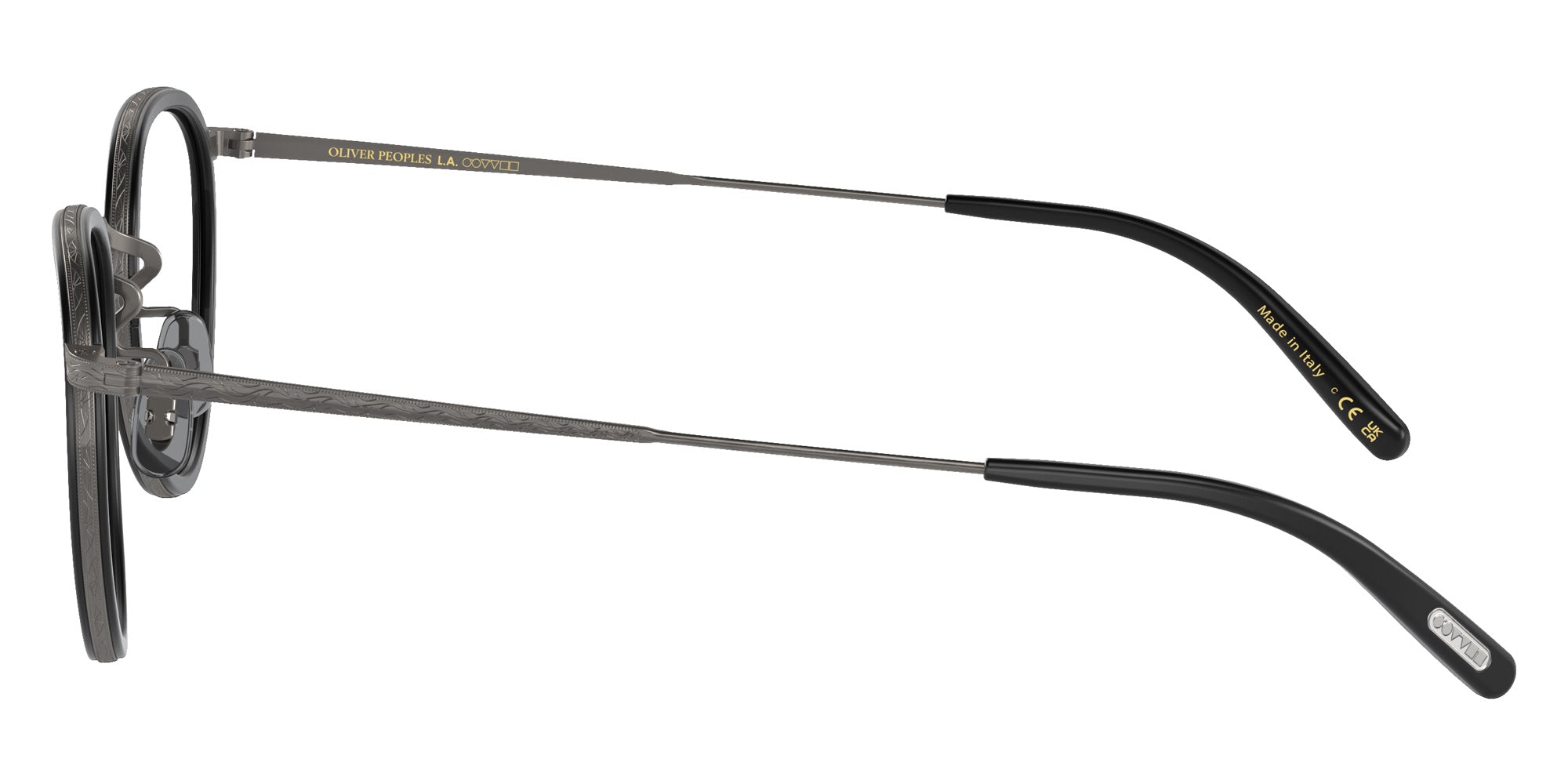 Oliver Peoples OV1104 MP-2 5244 46 - Semi-Matte Black-Antique Pewter #id:ov11045244_s:104110